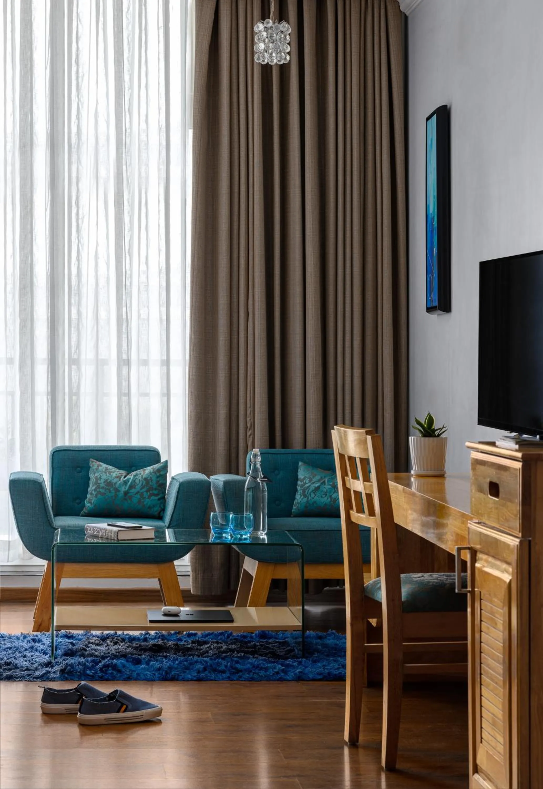 Seating area in The Panoramic Getaway