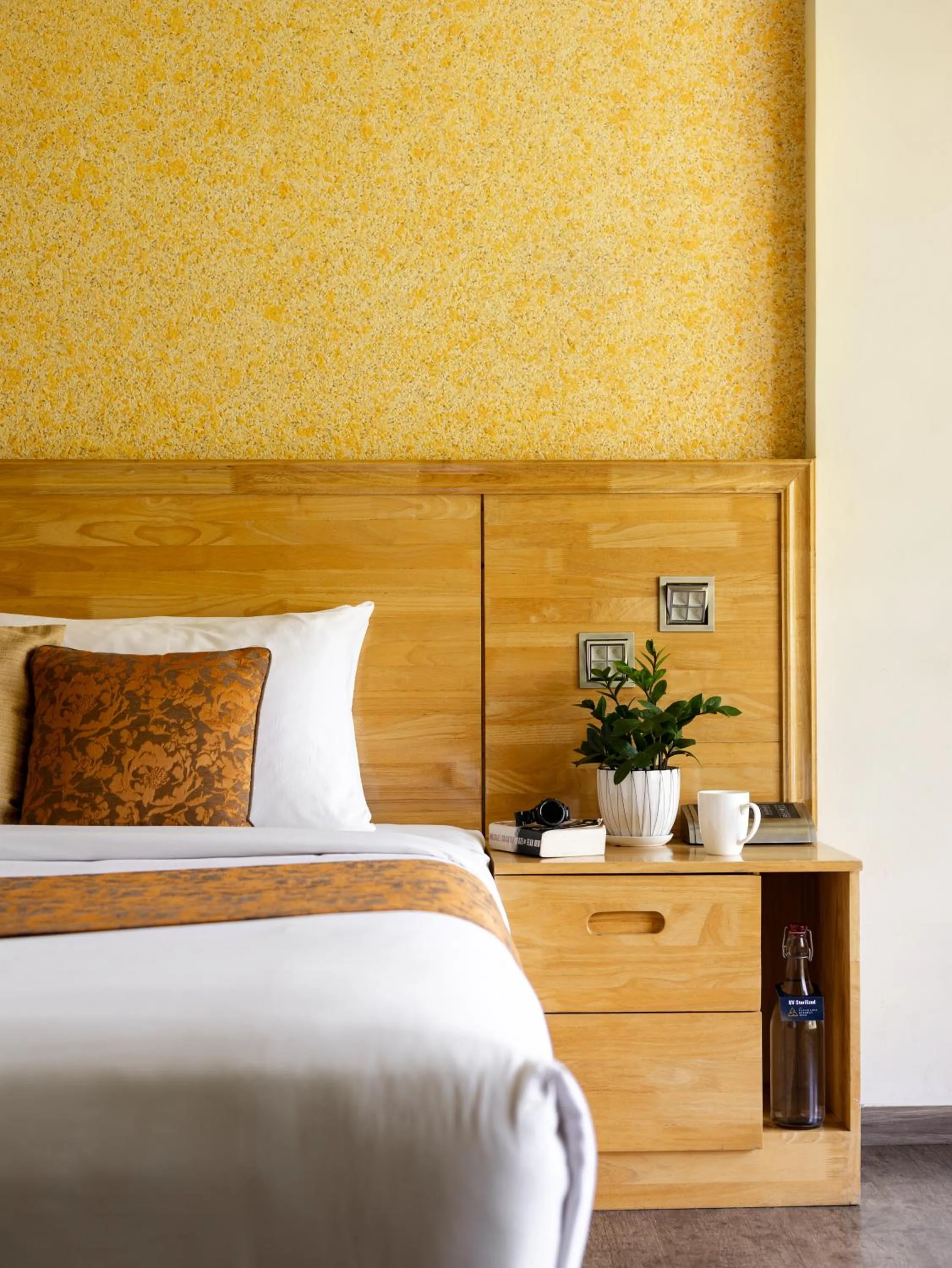 Bed in The Panoramic Getaway