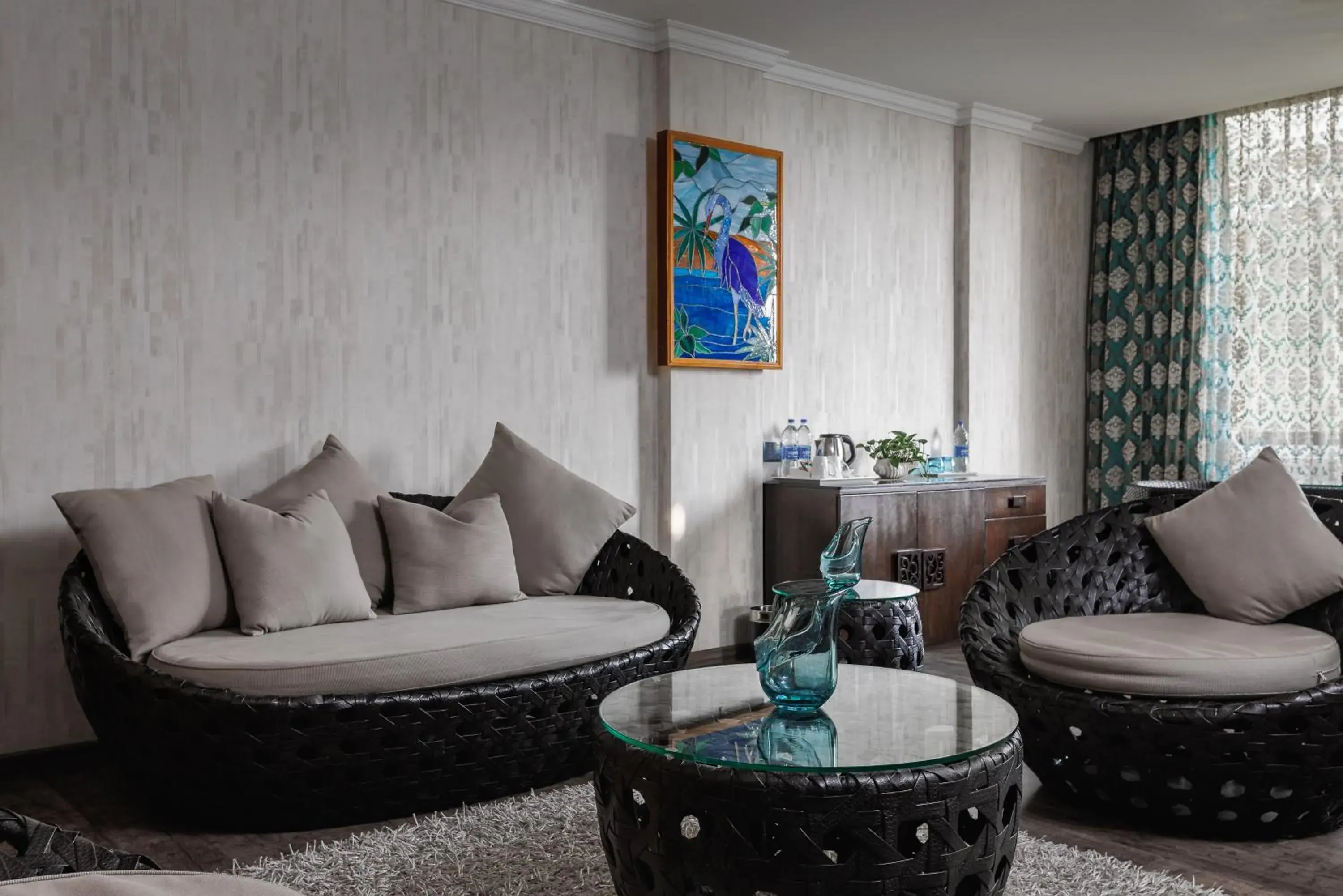 Living room in The Panoramic Getaway Living room in The Panoramic Getaway