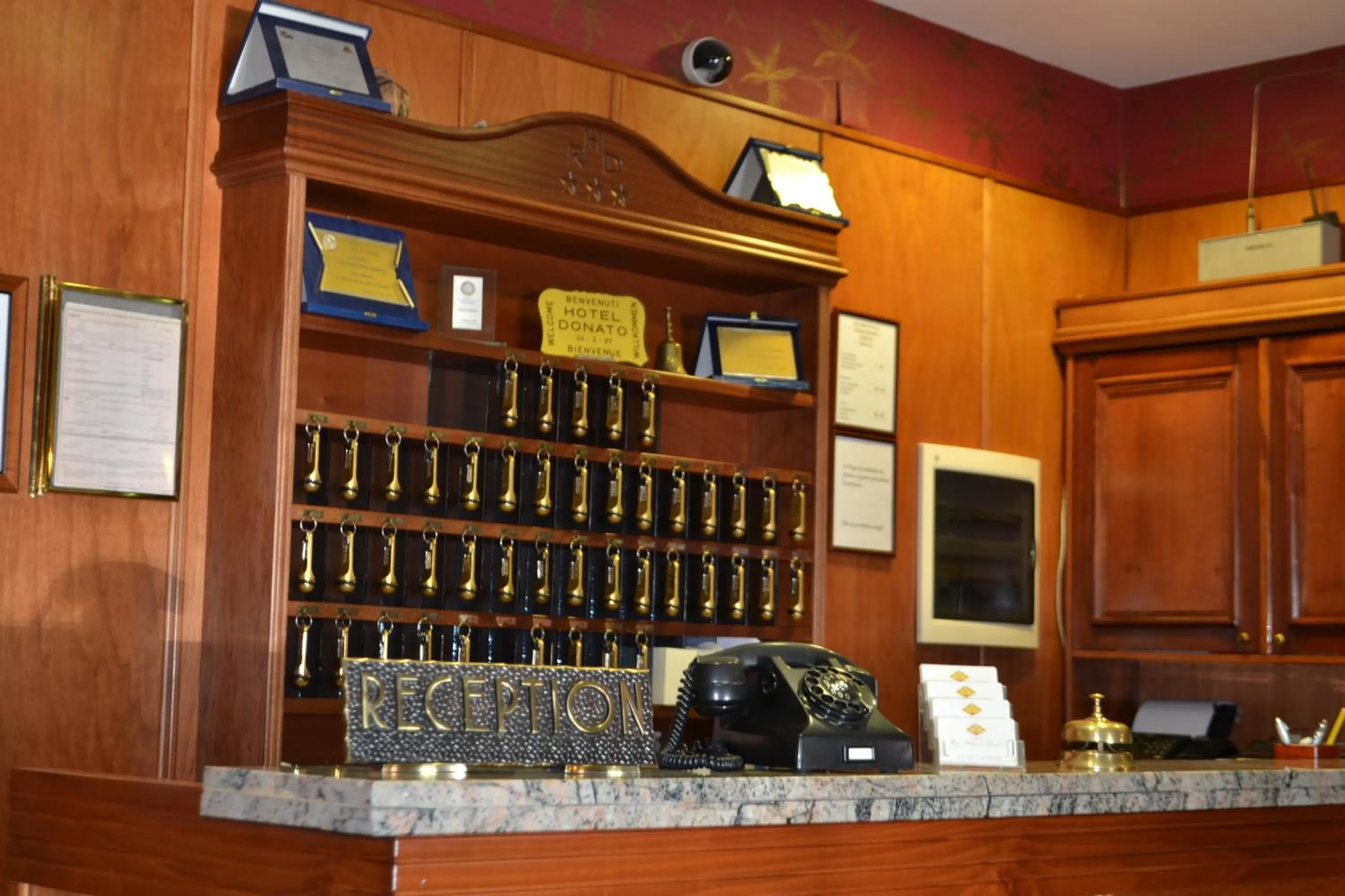 Lobby or reception in Hotel Ristorante Donato