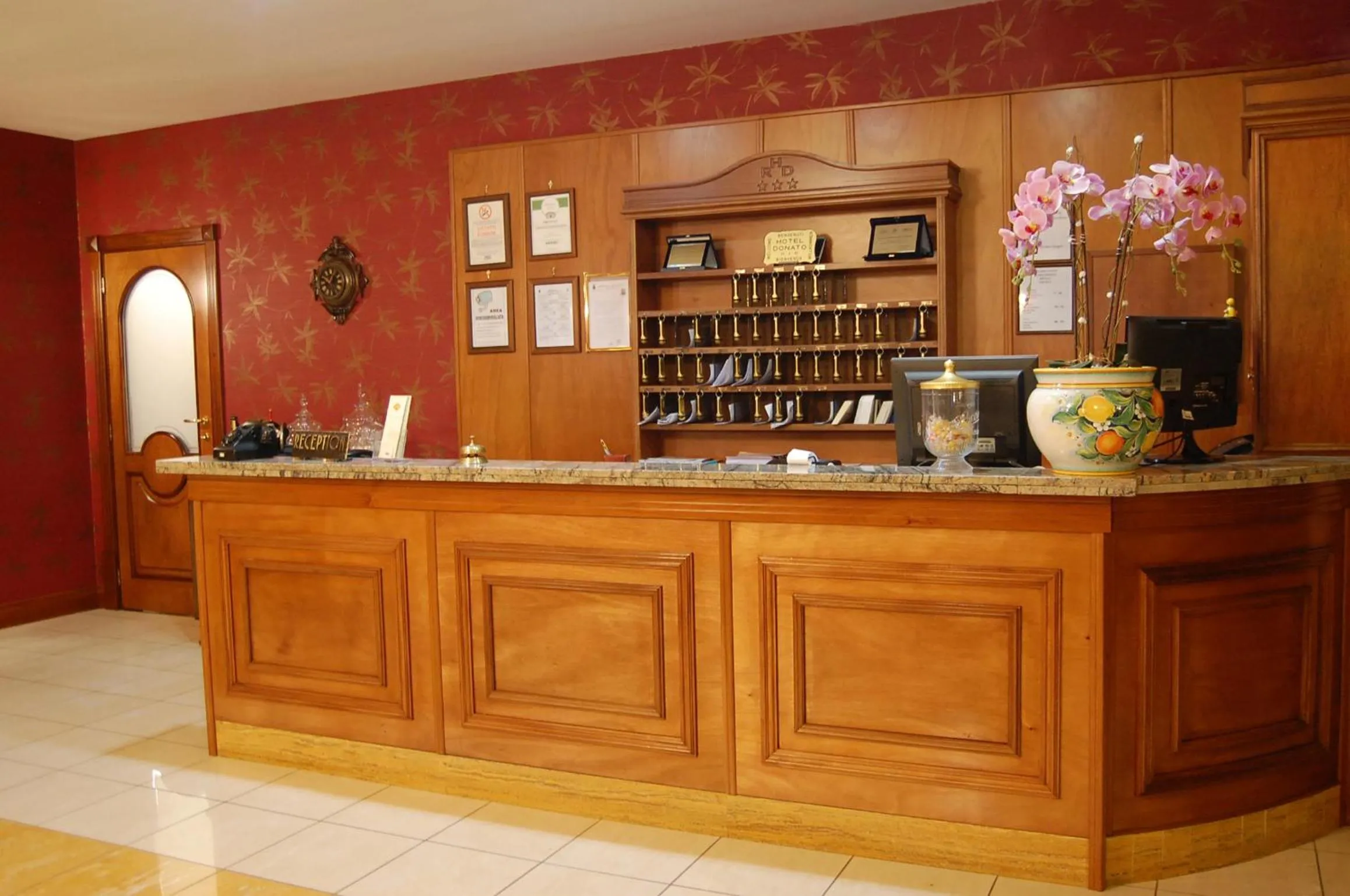 Lobby or reception in Hotel Ristorante Donato