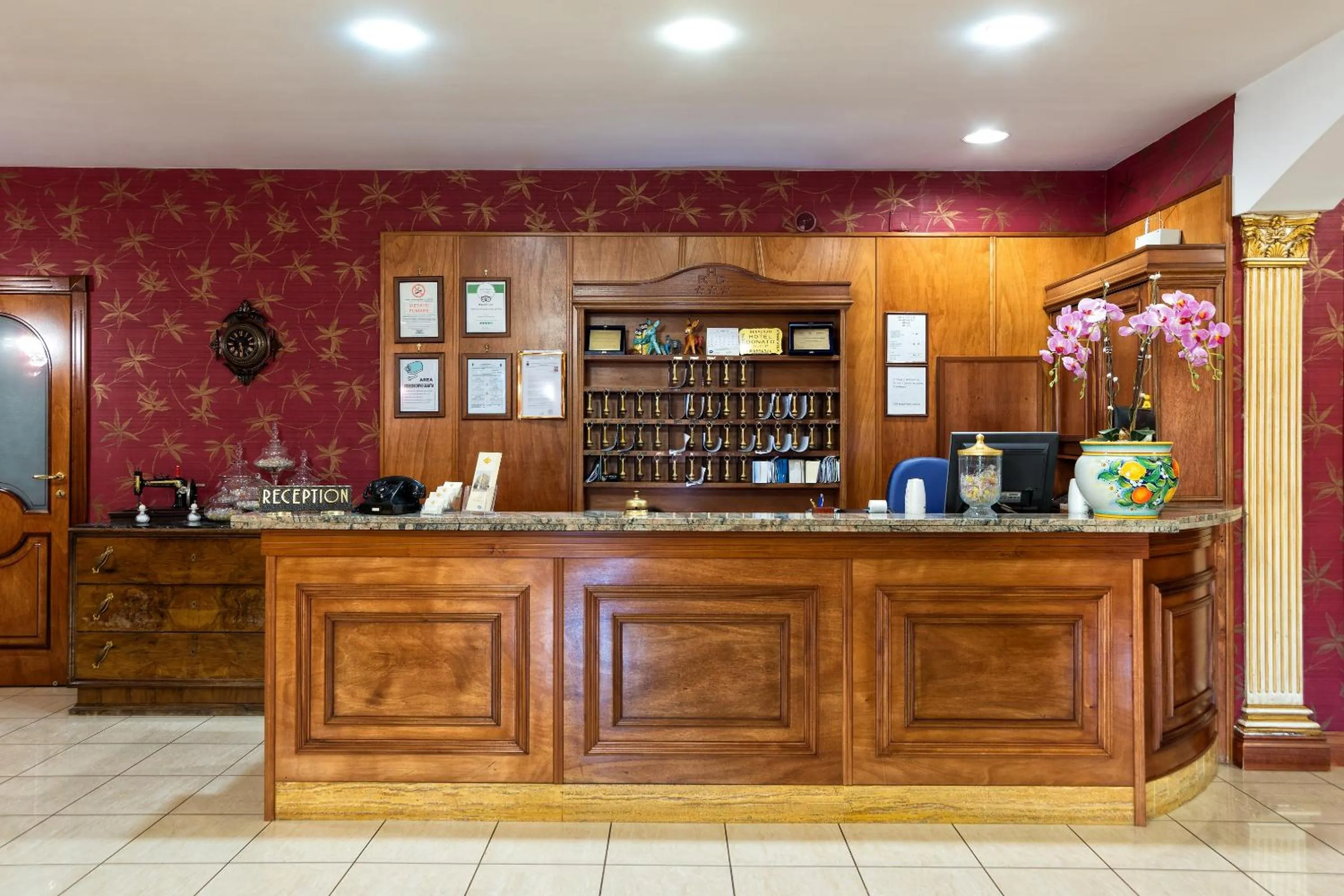 Lobby or reception in Hotel Ristorante Donato