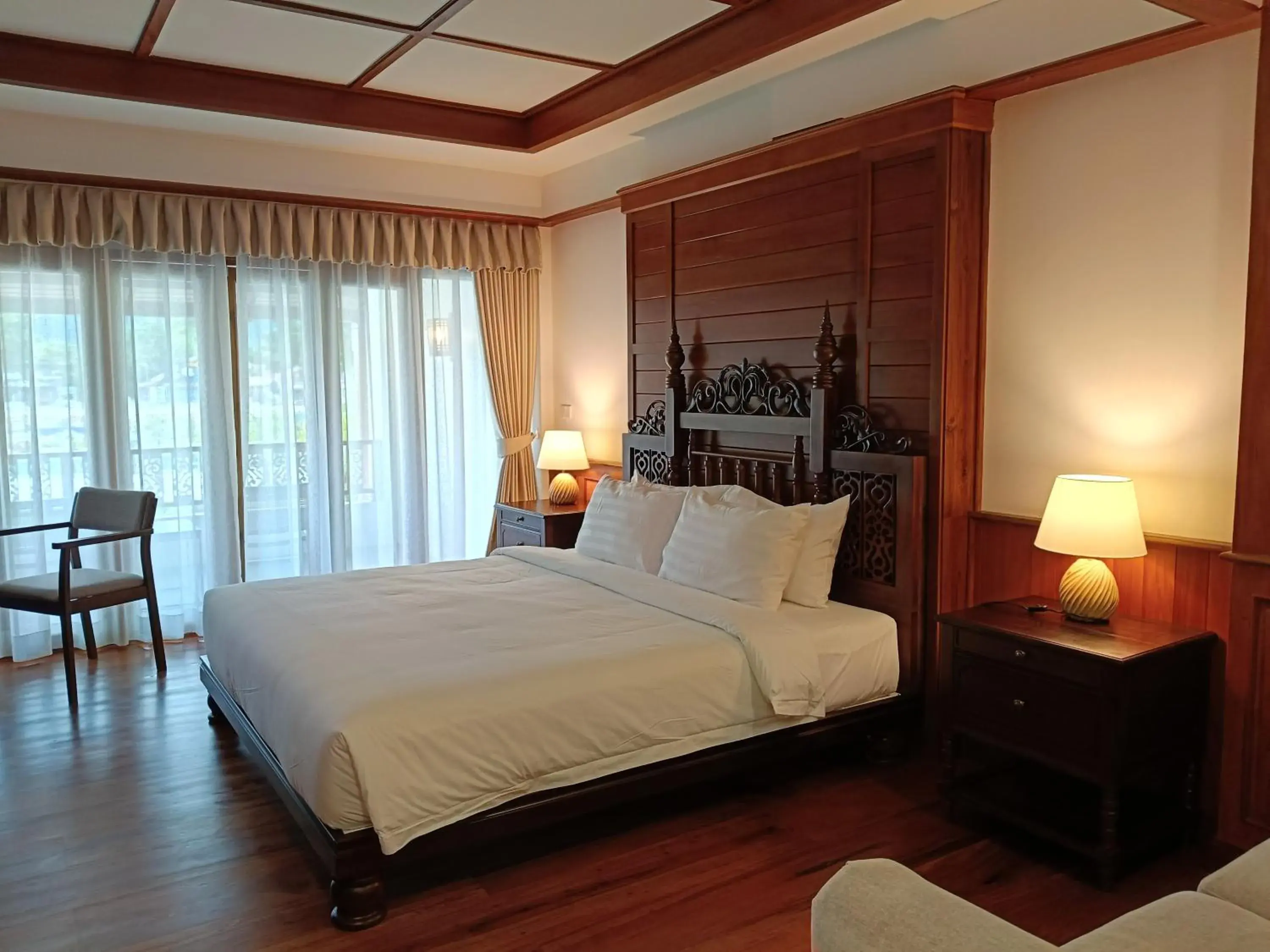 Bed in Phubarn VimarnVangvieng Resort Bed in Phubarn VimarnVangvieng Resort