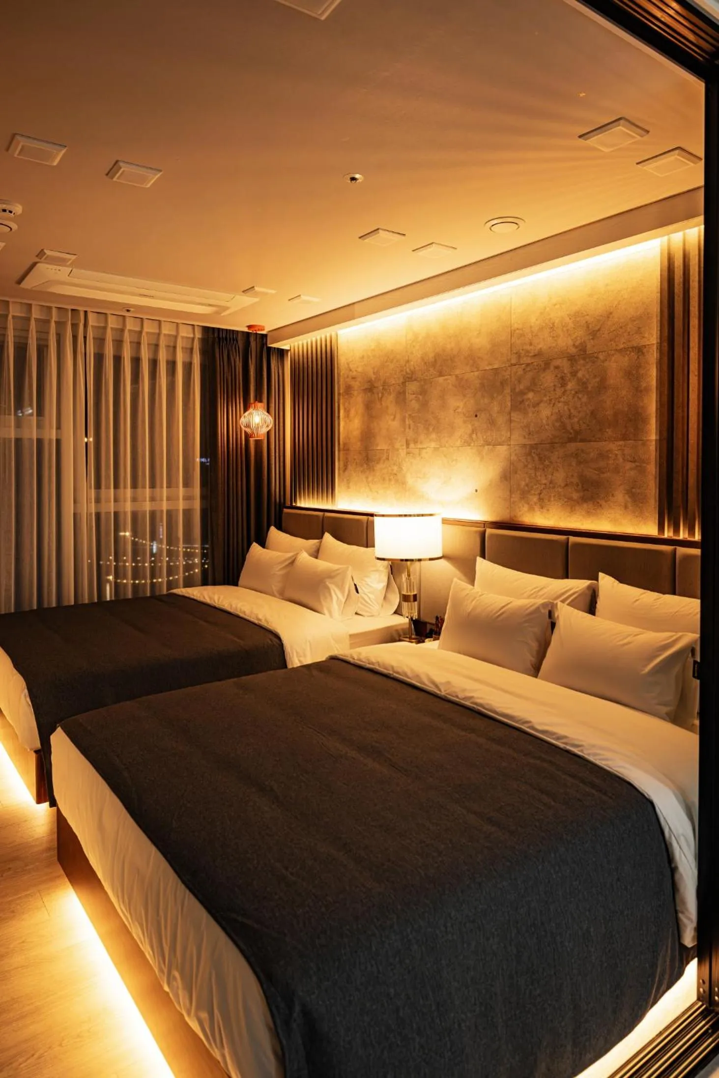 Bed in Raviens Haeundae Avenue