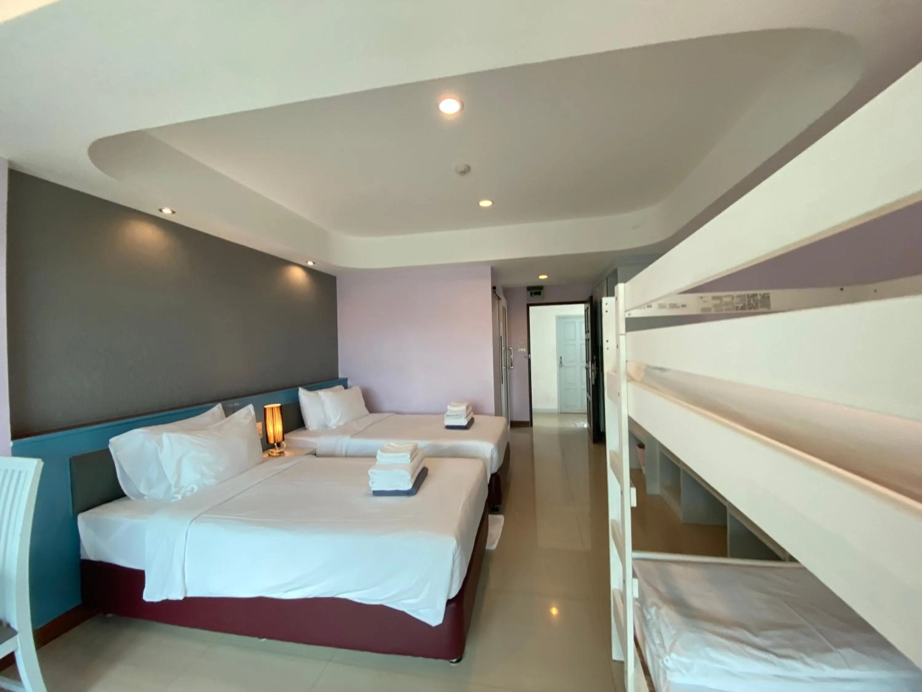Bedroom, Bed in KP Seaview Jomtien