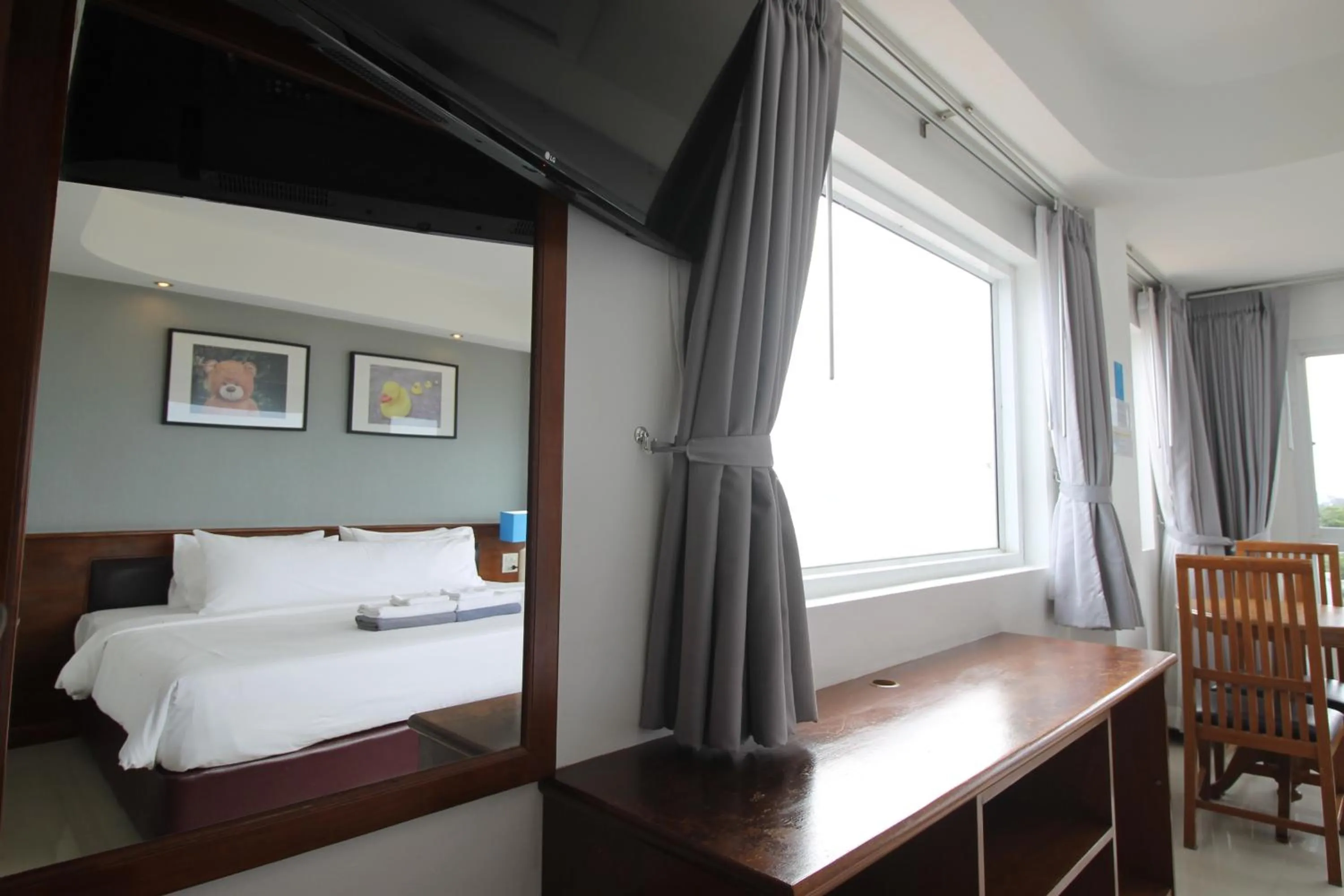 Bedroom, Bed in KP Seaview Jomtien