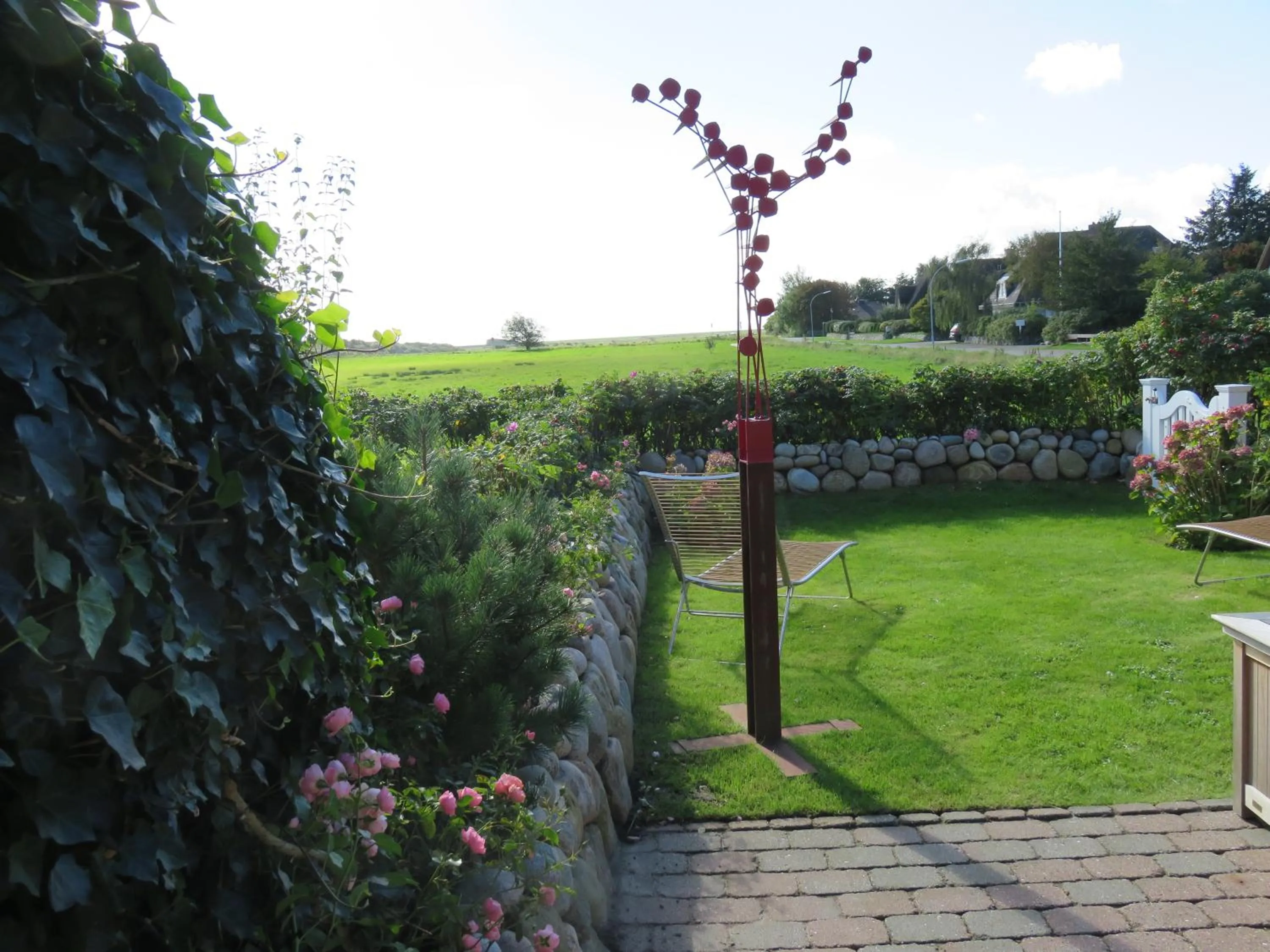 Garden in Ferienhaus Weetstich