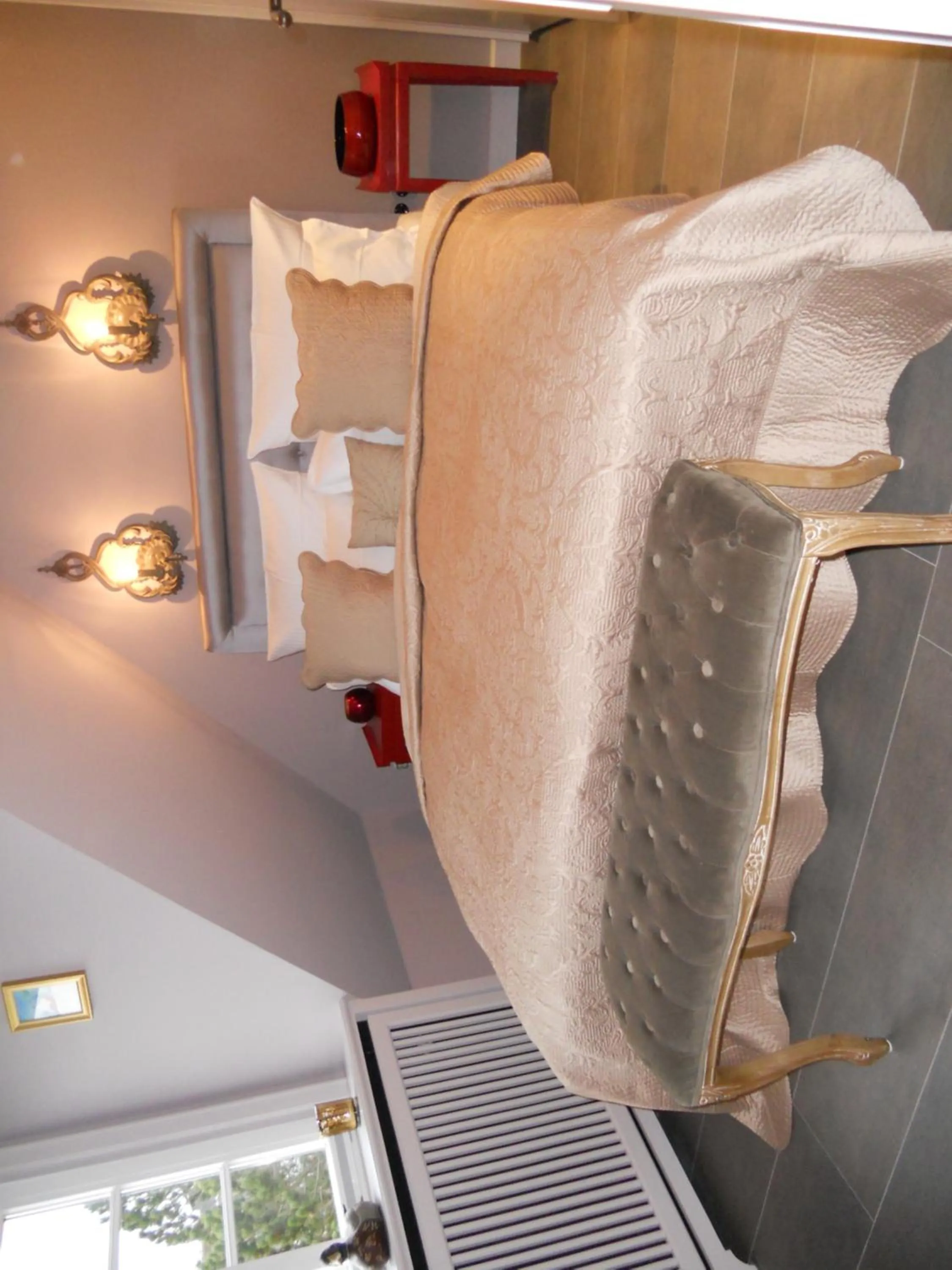 Bedroom, Bed in Ferienhaus Weetstich