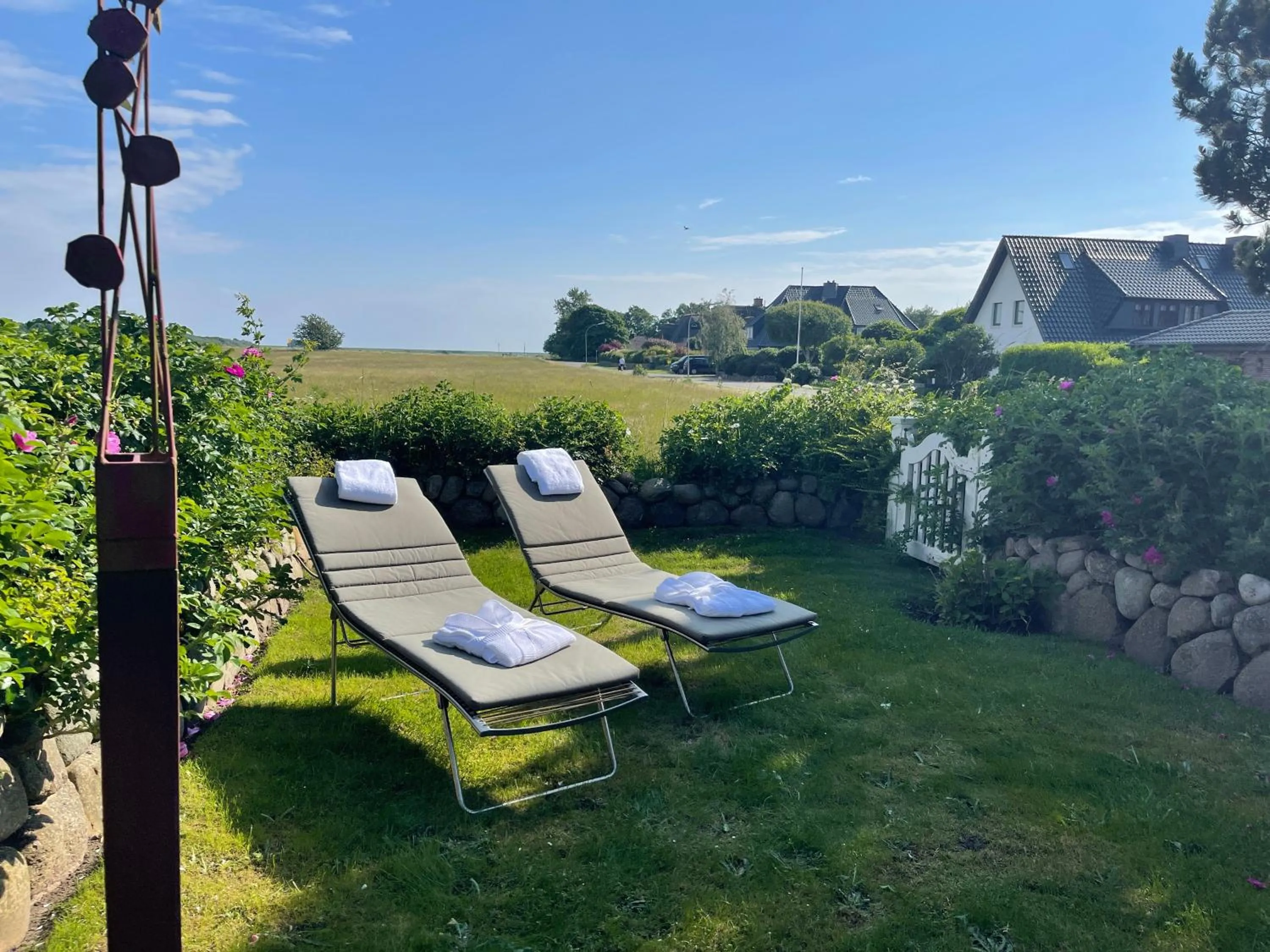 Garden in Ferienhaus Weetstich