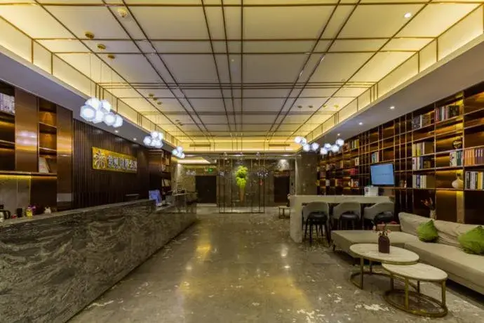 Lobby or reception in Poltton International Apartment Zhongshan Xiaolan Taifeng Branch Lobby or reception in Poltton International Apartment Zhongshan Xiaolan Taifeng Branch