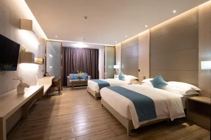 Deluxe Double or Twin Room in Poltton International Apartment Zhongshan Xiaolan Taifeng Branch Deluxe Double or Twin Room in Poltton International Apartment Zhongshan Xiaolan Taifeng Branch