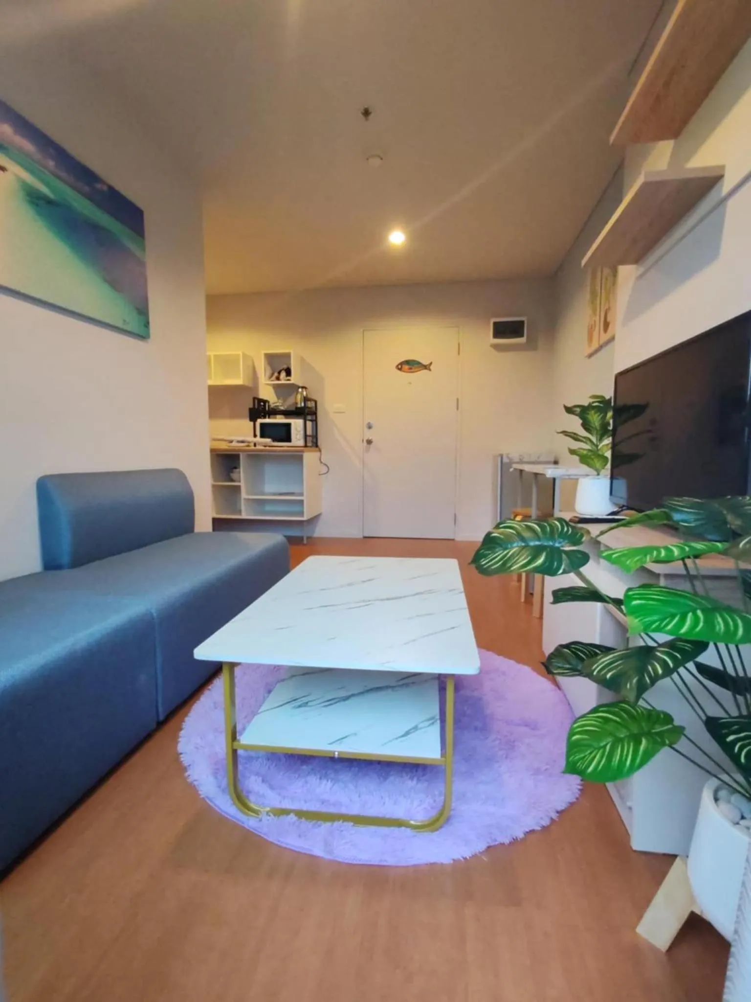 Living room in Lumpini Seaview Cha-am Sabai Sabai