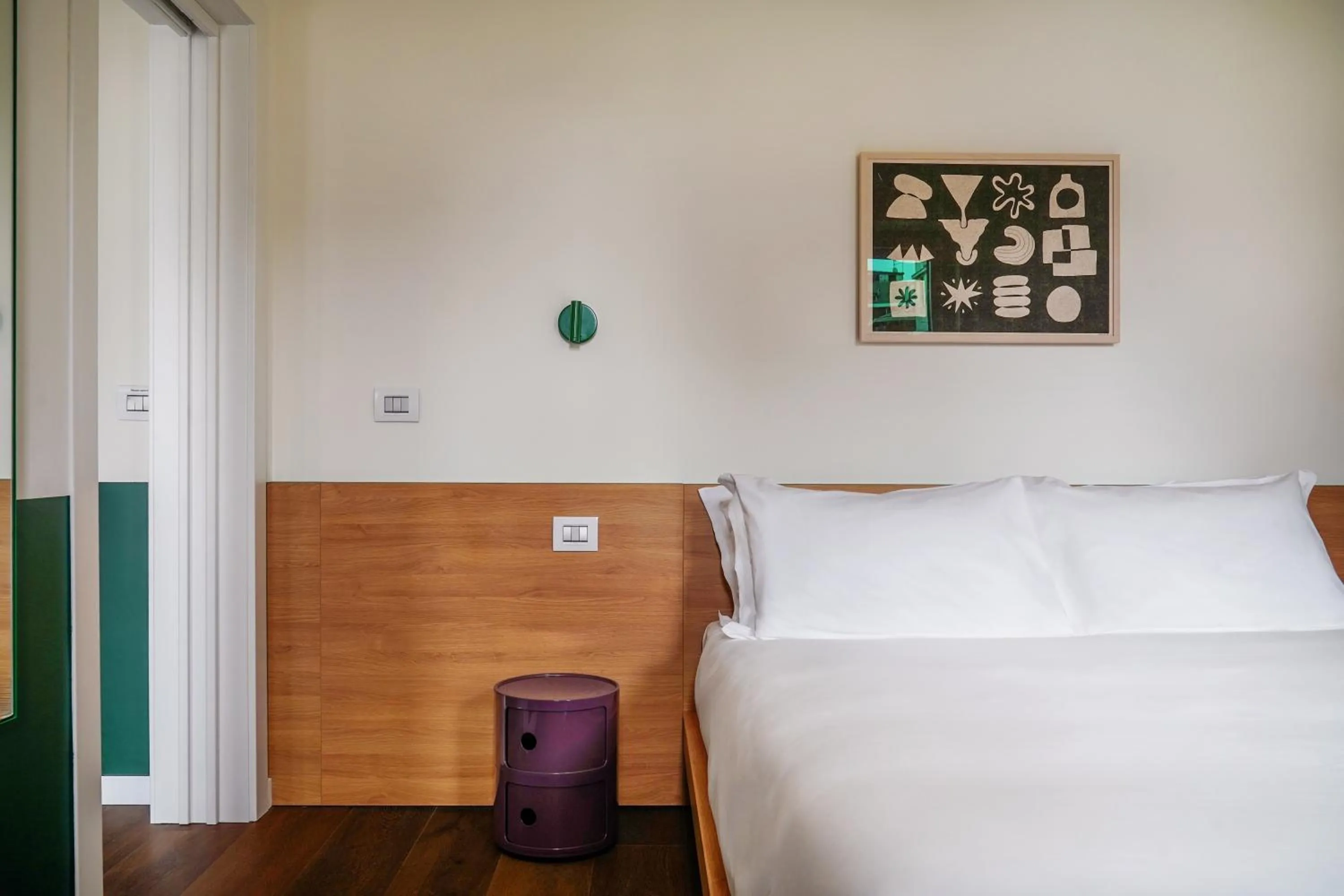 Bed in Numa Milan Sempione