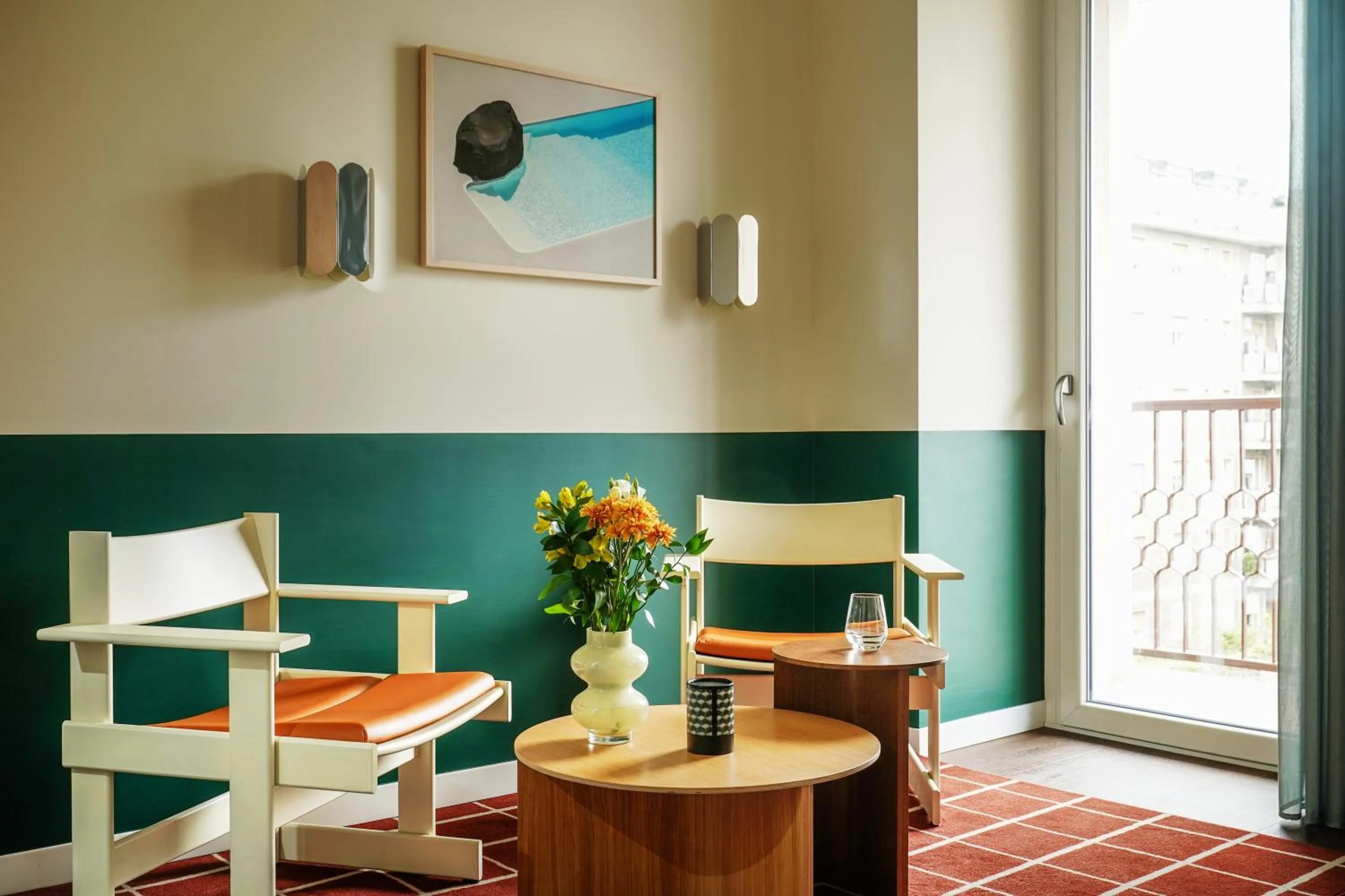 Seating area in Numa Milan Sempione