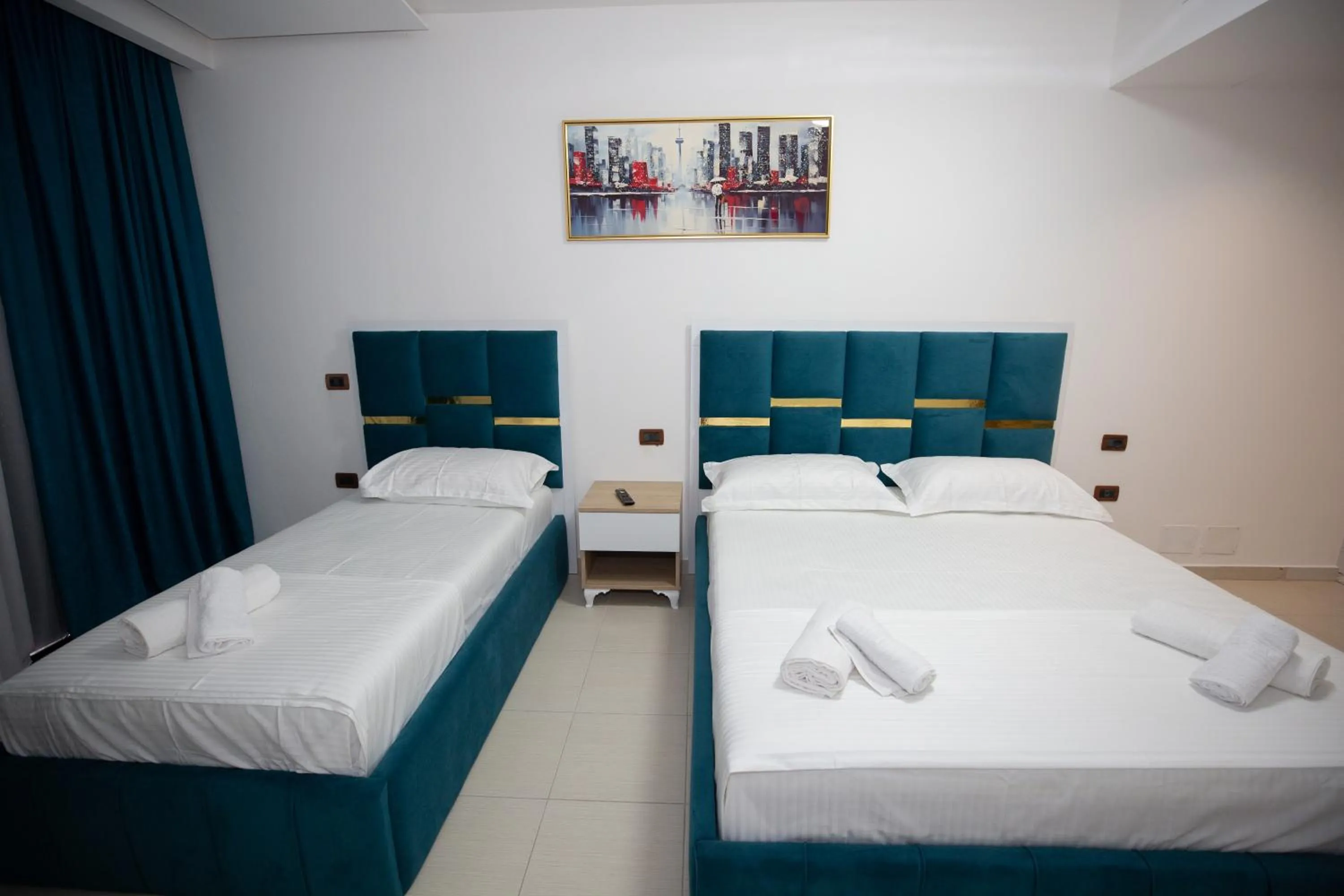 View (from property/room), Bed in Frekel Hotel