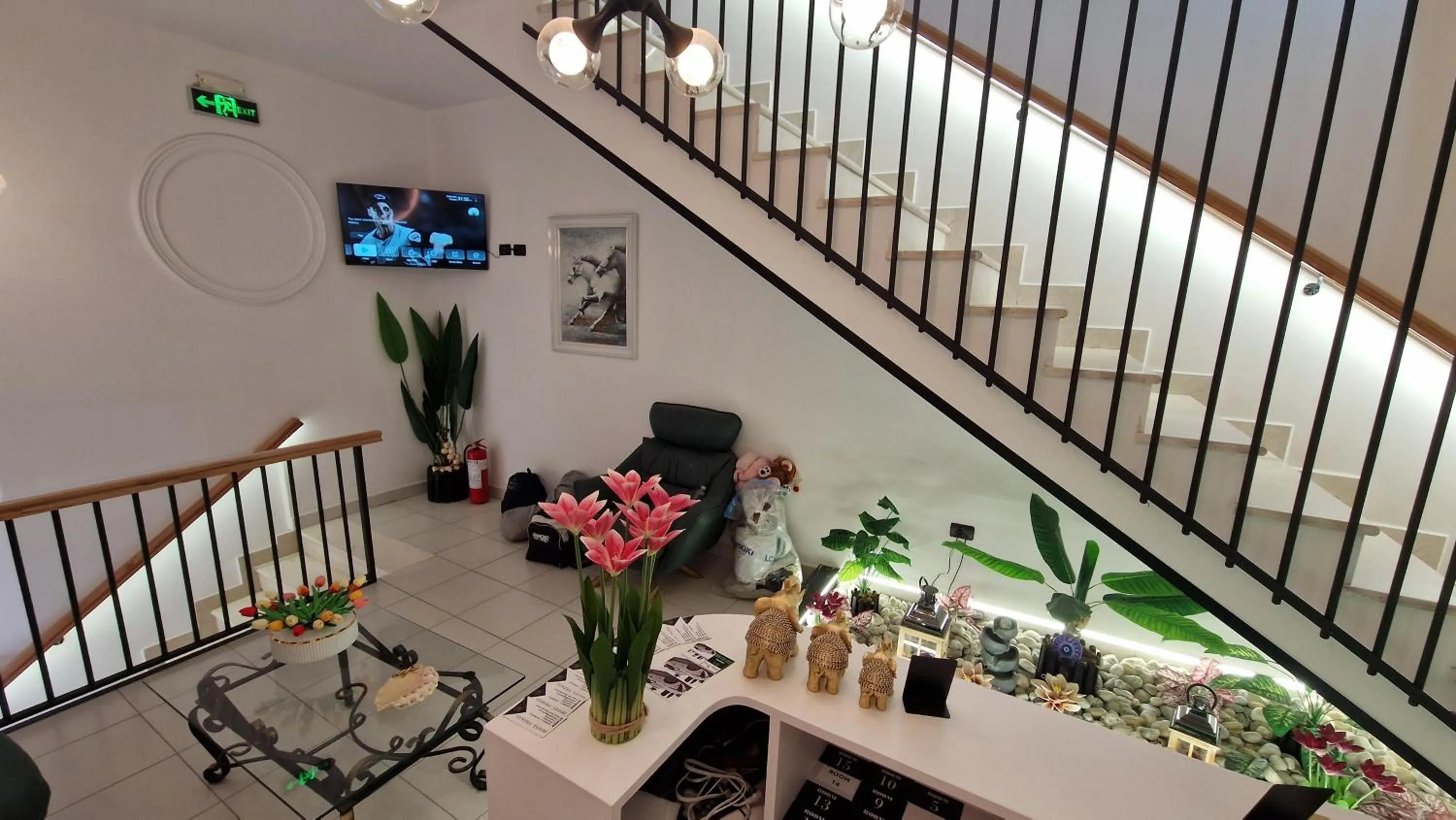 Lobby or reception in Frekel Hotel