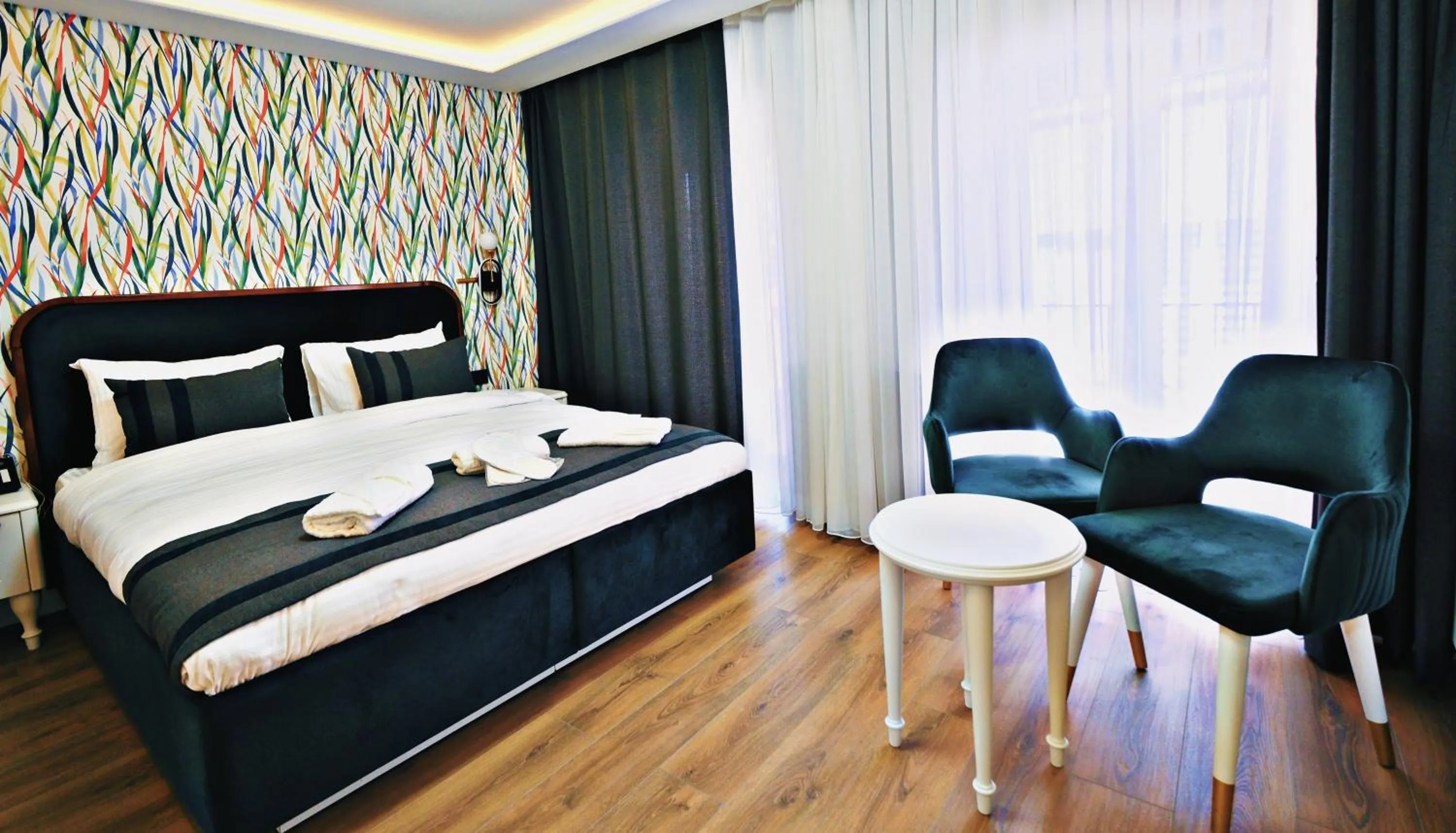 Bed in the saint hotel