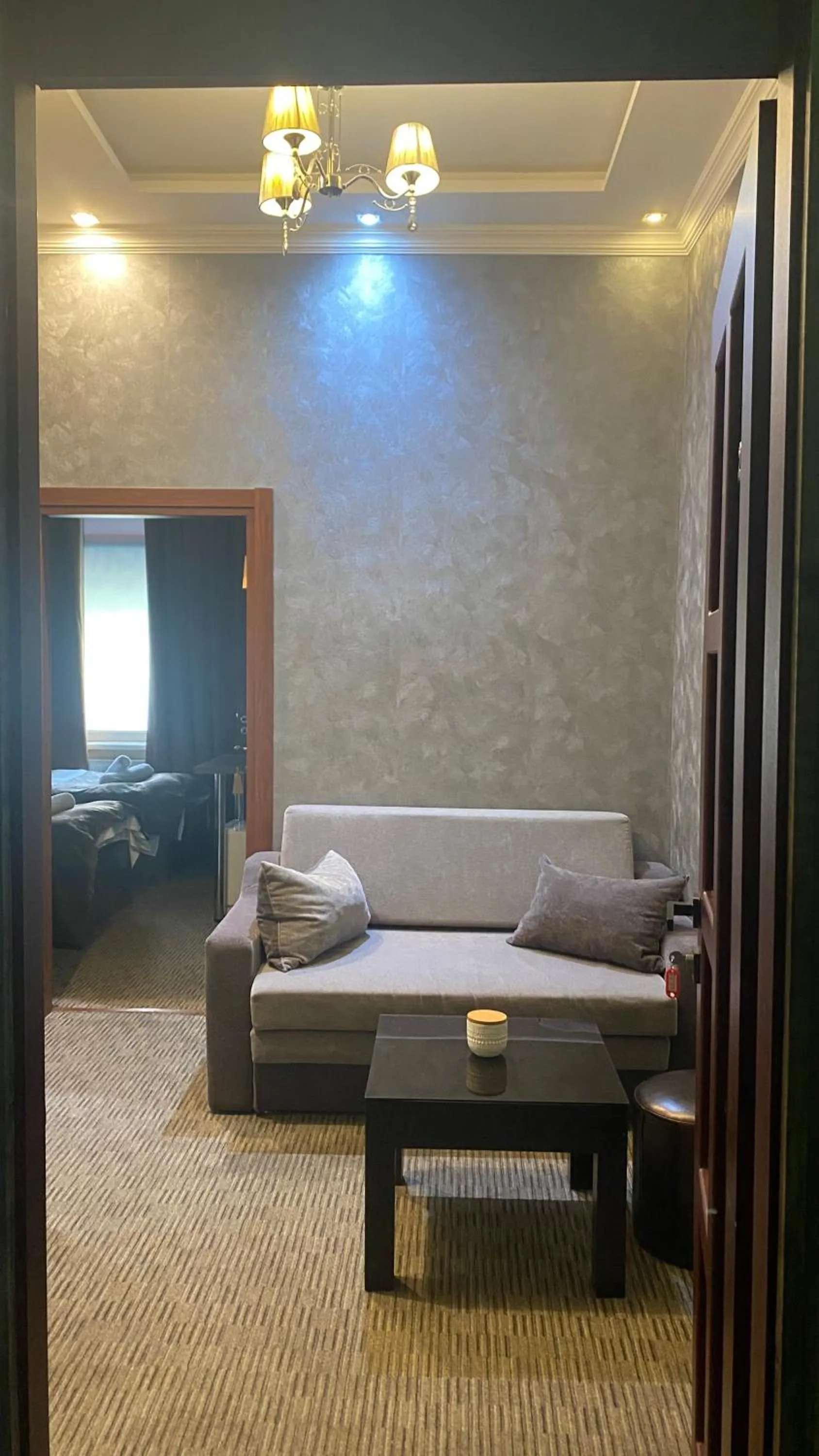 Bed in Hotel Old Rustaveli