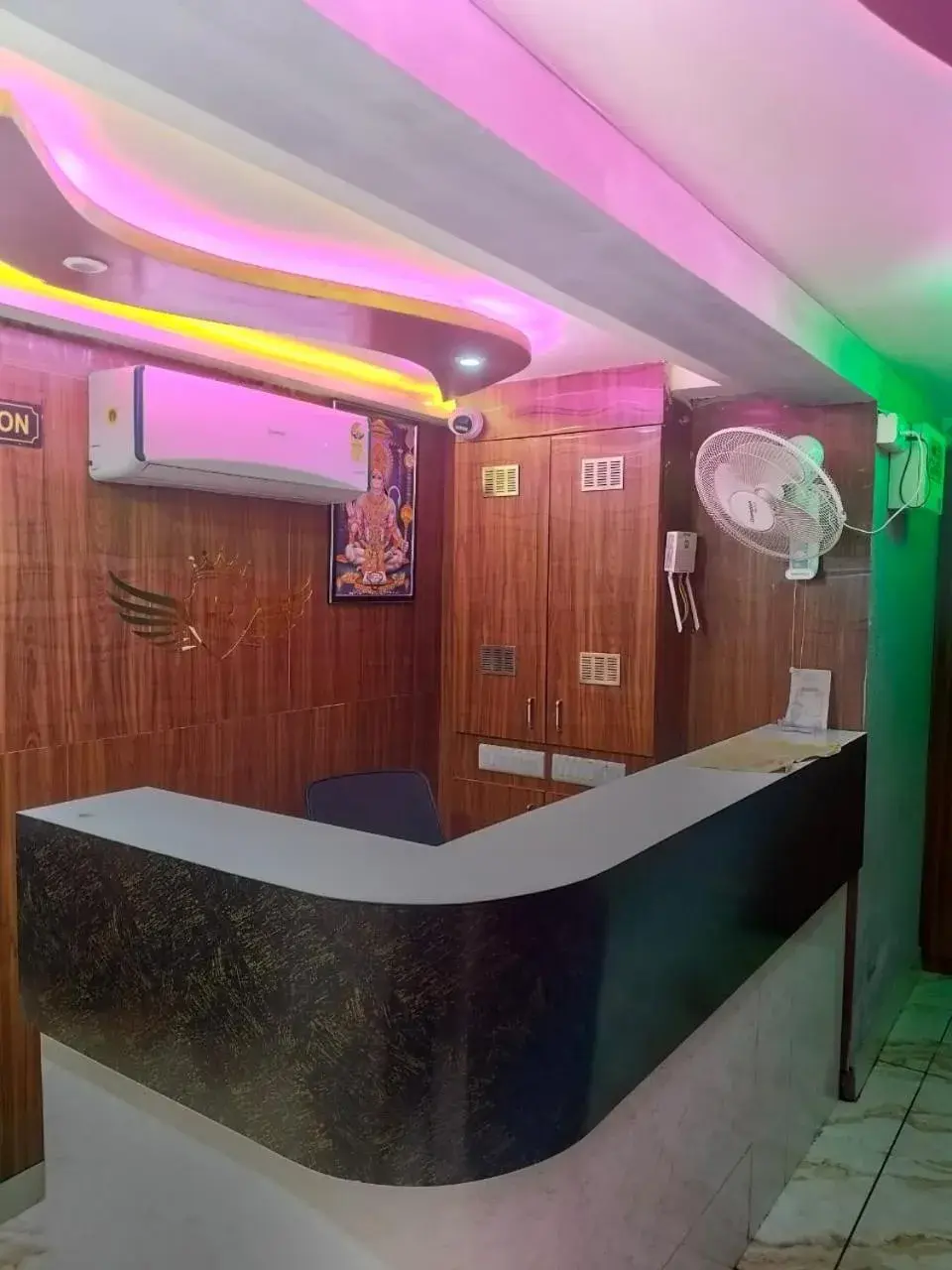 Lobby or reception in Hotel Raj Palace Lobby or reception in Hotel Raj Palace