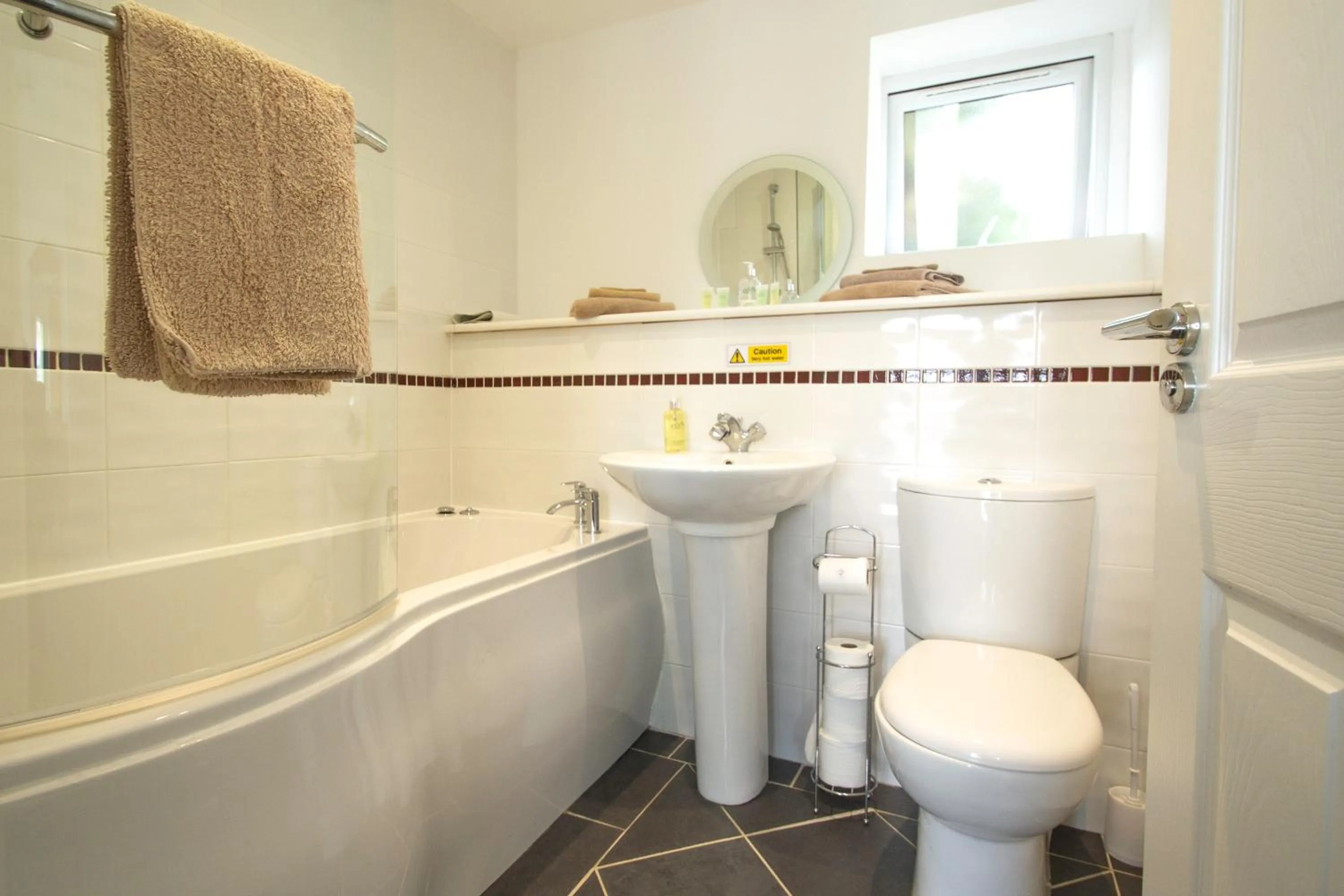 Bathroom in Annexe at Gosfield Lake