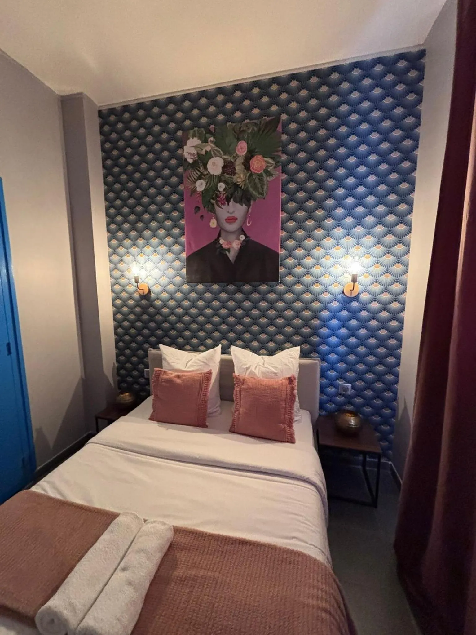 Bed in Hôtel Astrid