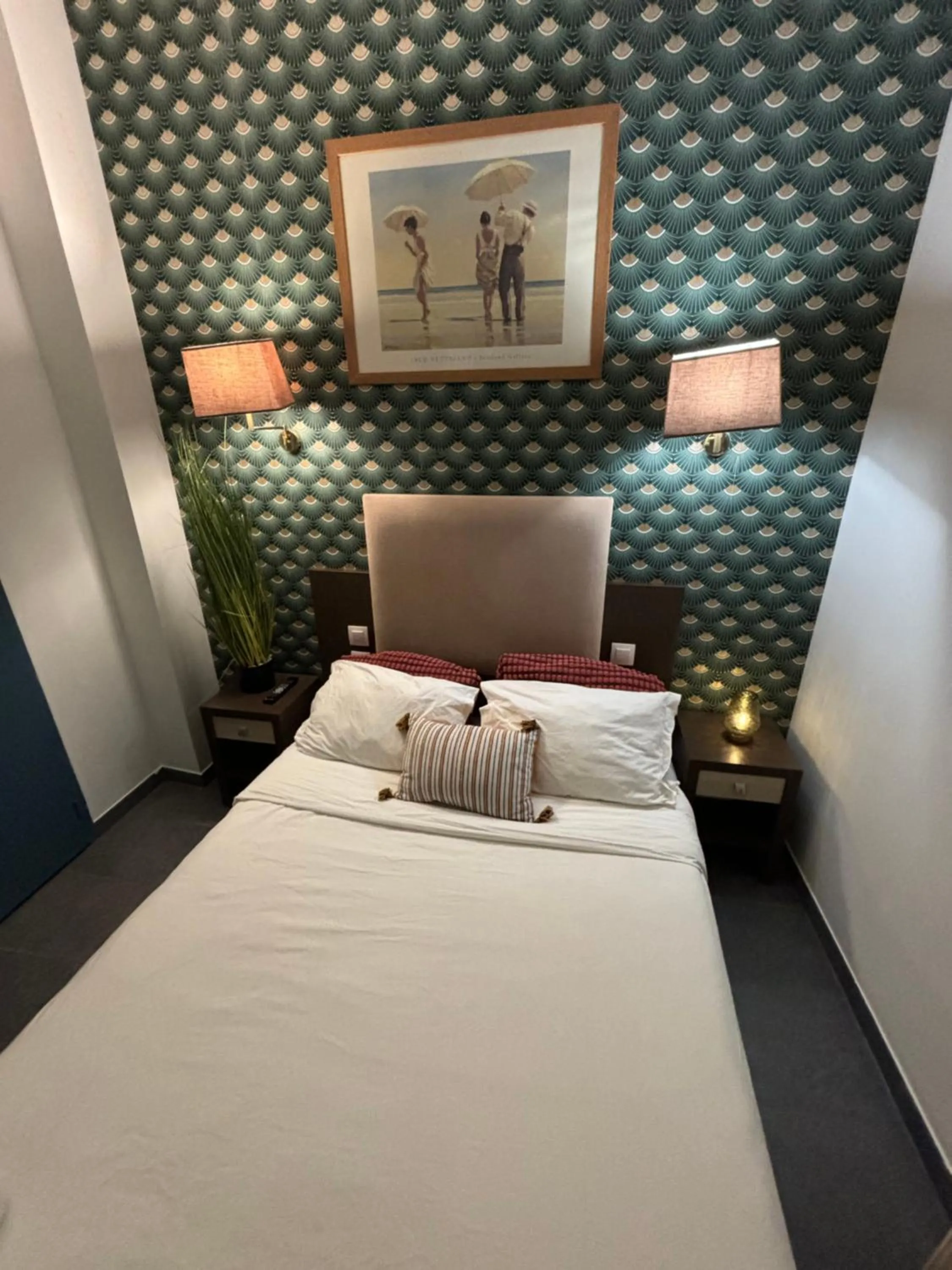 Bed in Hôtel Astrid