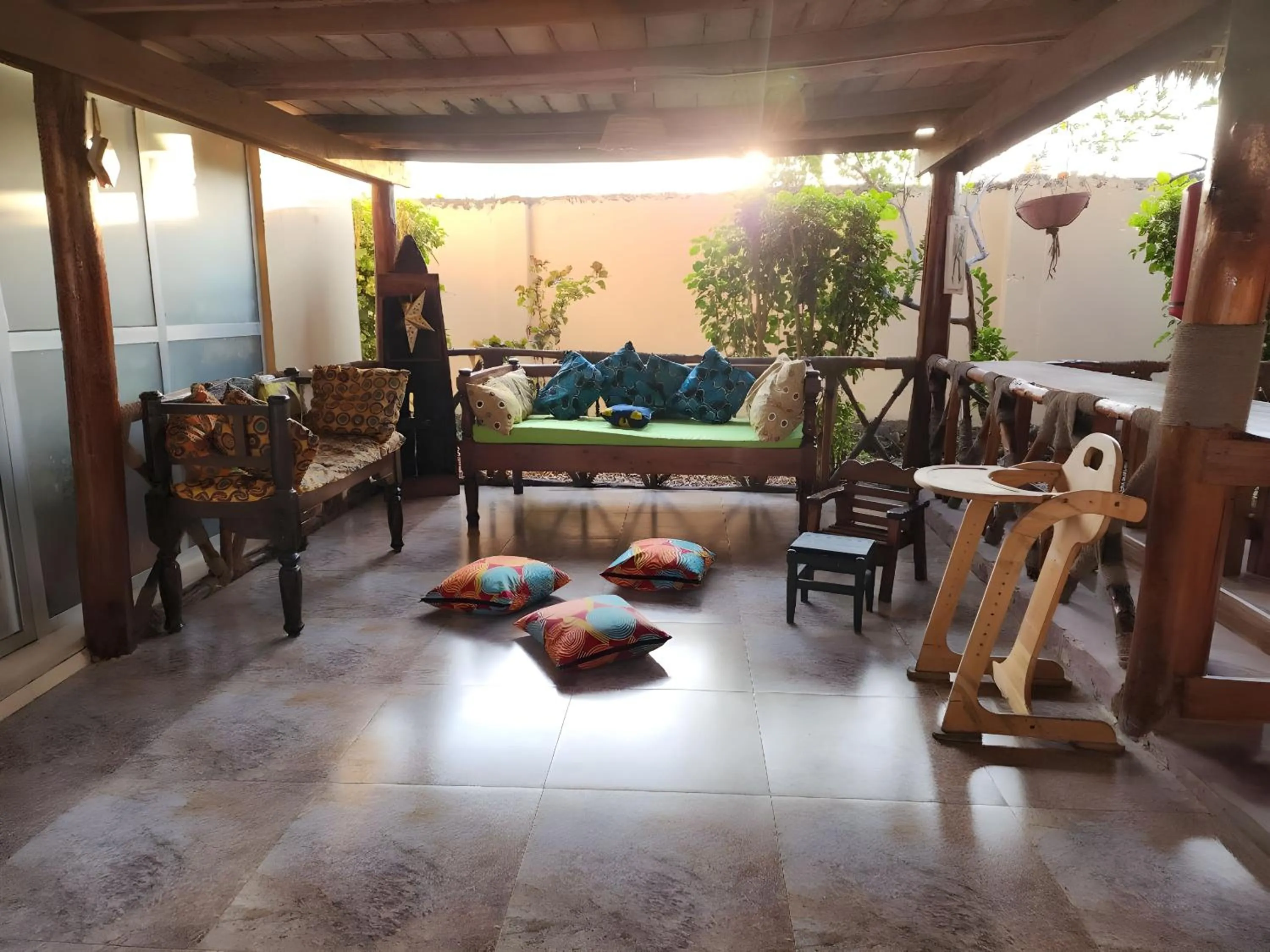 Seating area in Seagull Nungwi Resort