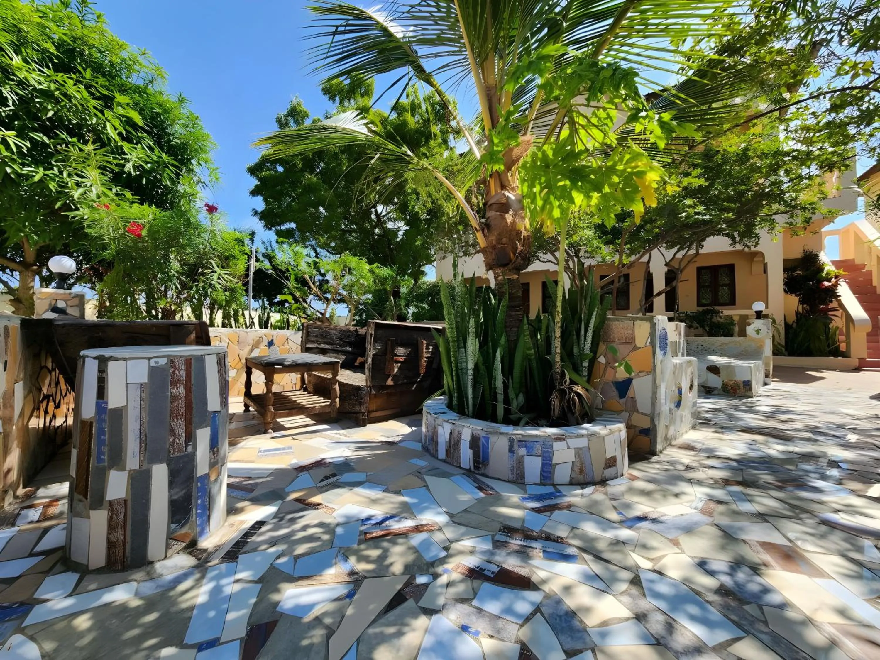 sunbed in Seagull Nungwi Resort