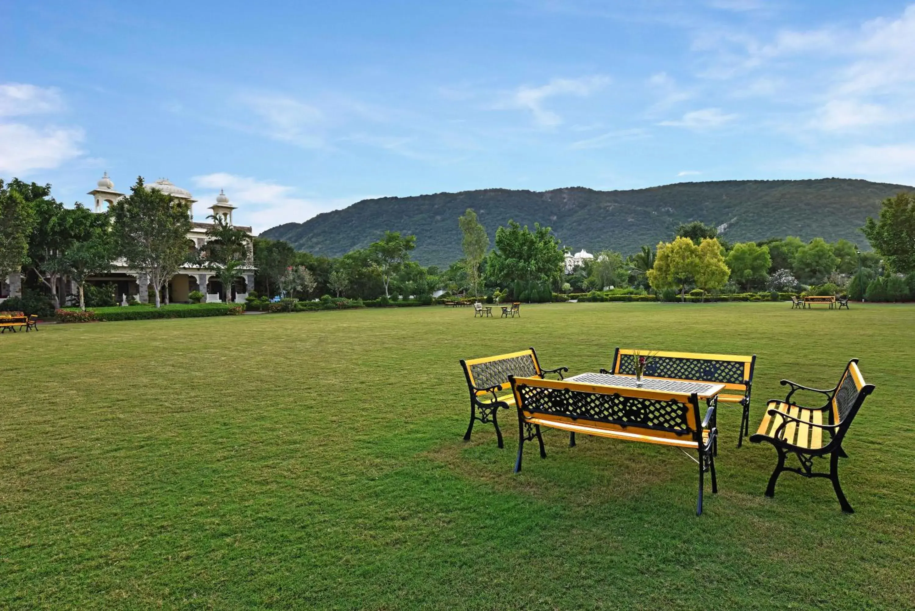Garden view in The Udaibagh Garden view in The Udaibagh