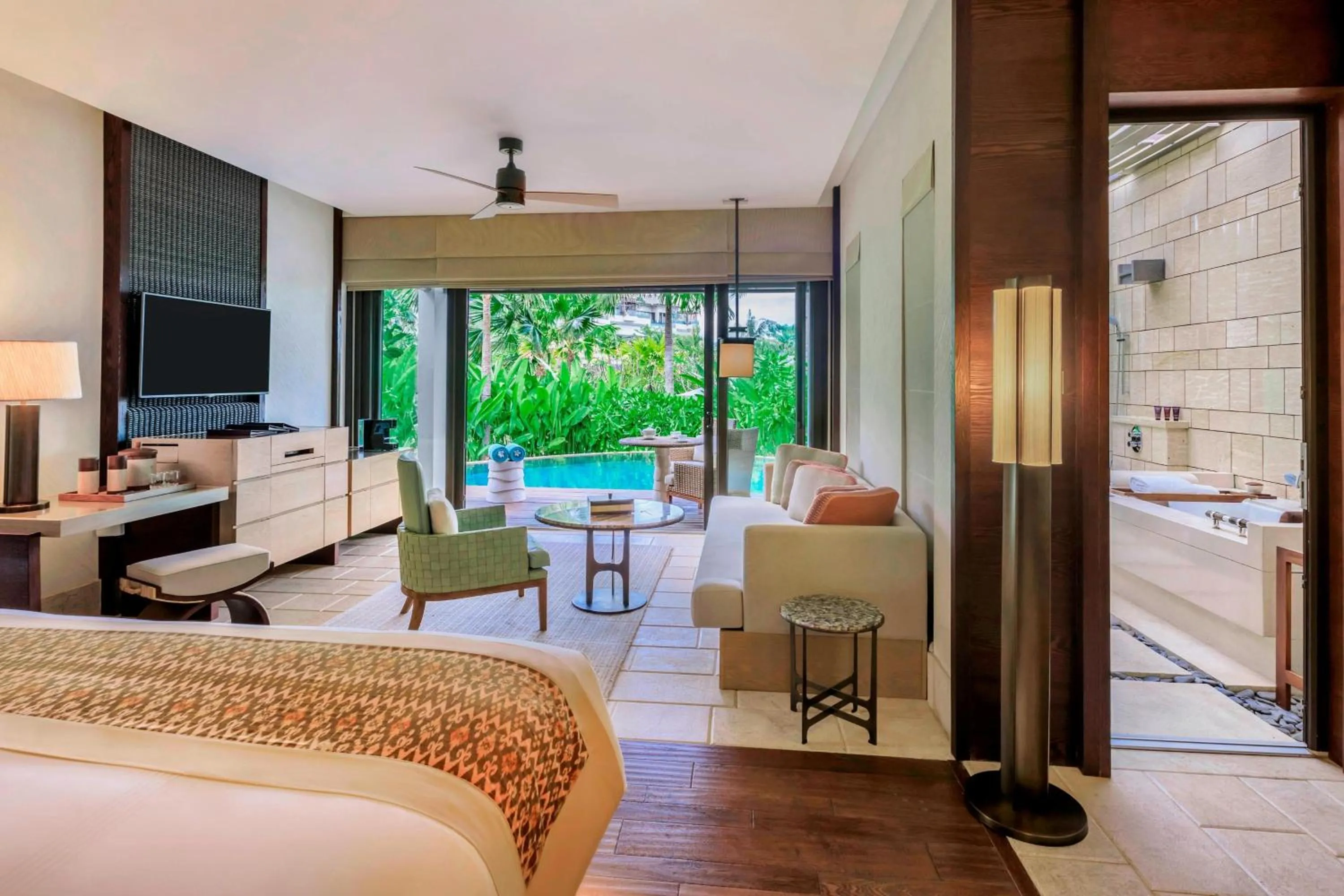 Bedroom in The Ritz-Carlton Bali