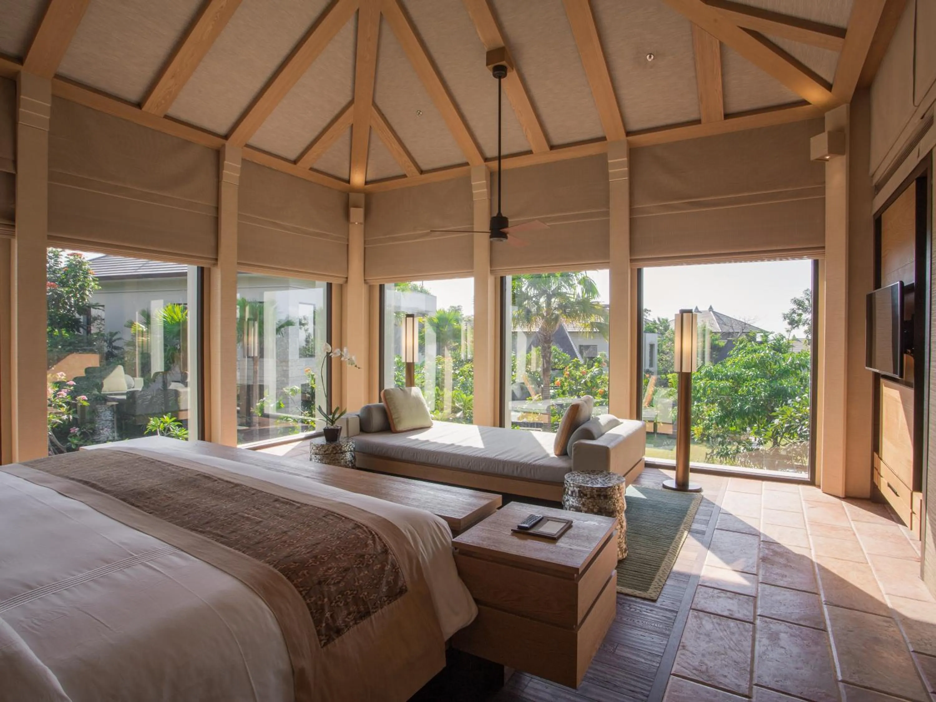 Bed in The Ritz-Carlton Bali