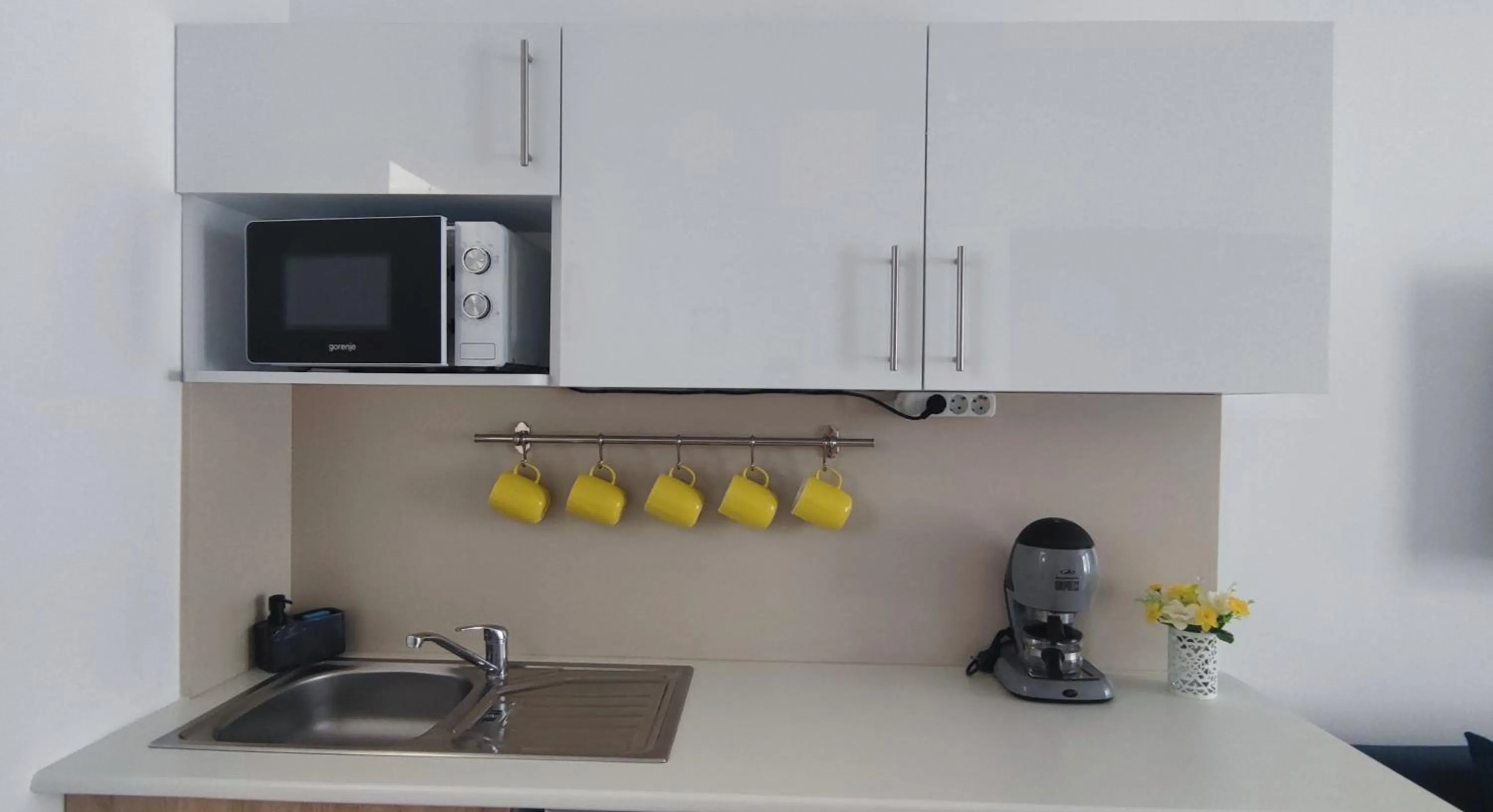 Kitchen or kitchenette in Nova Suites