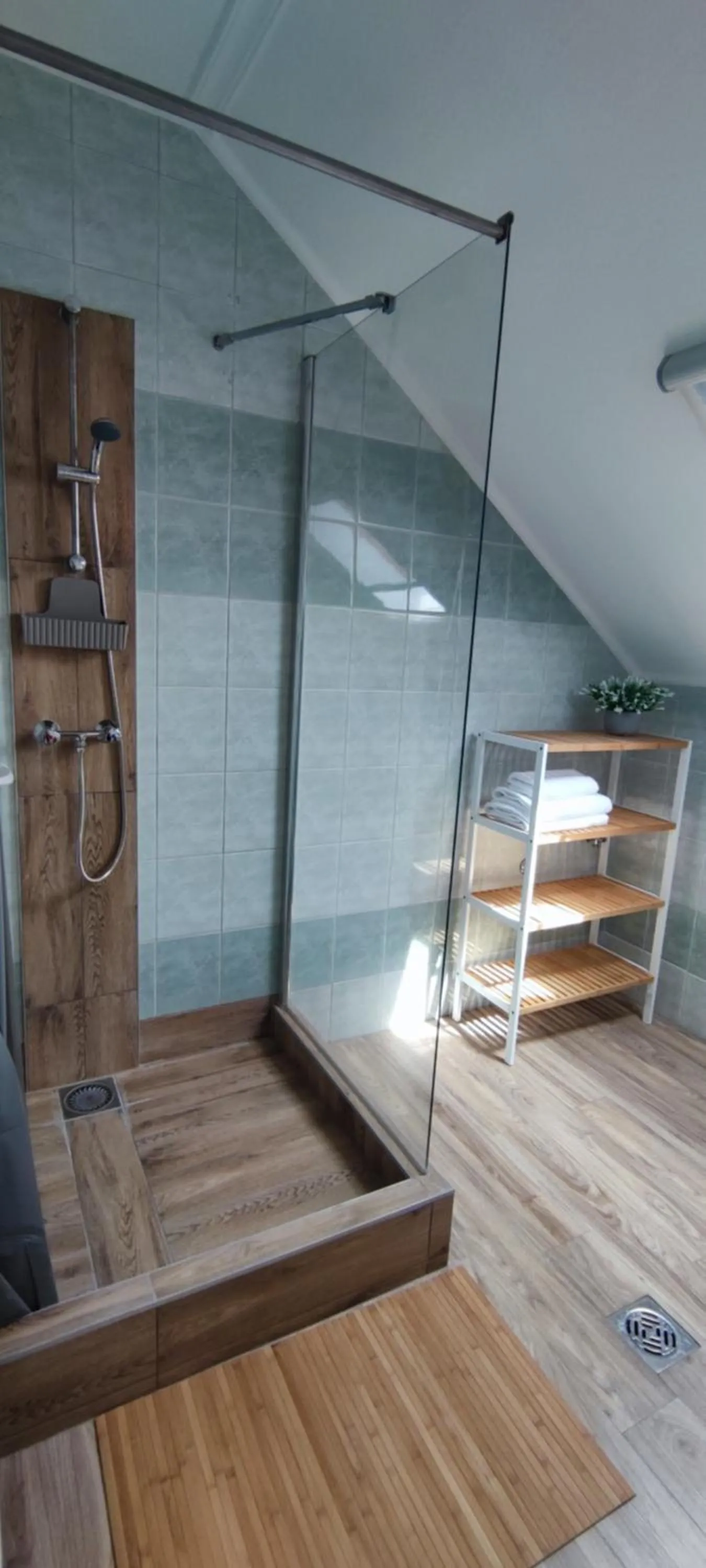 Shower in Nova Suites