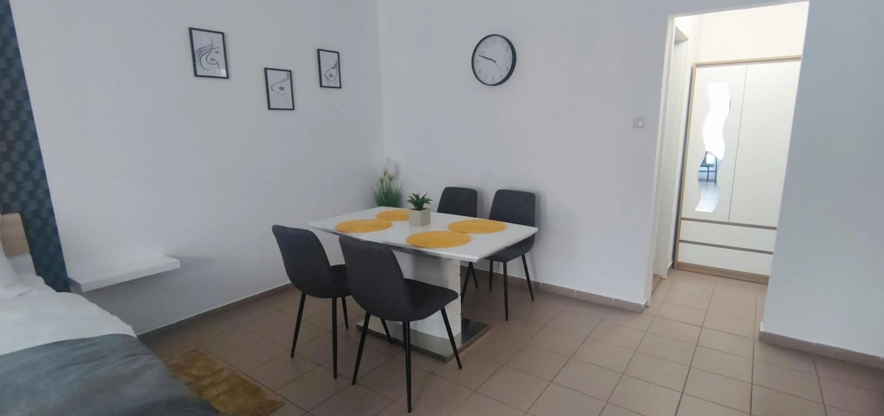 Dining area in Nova Suites