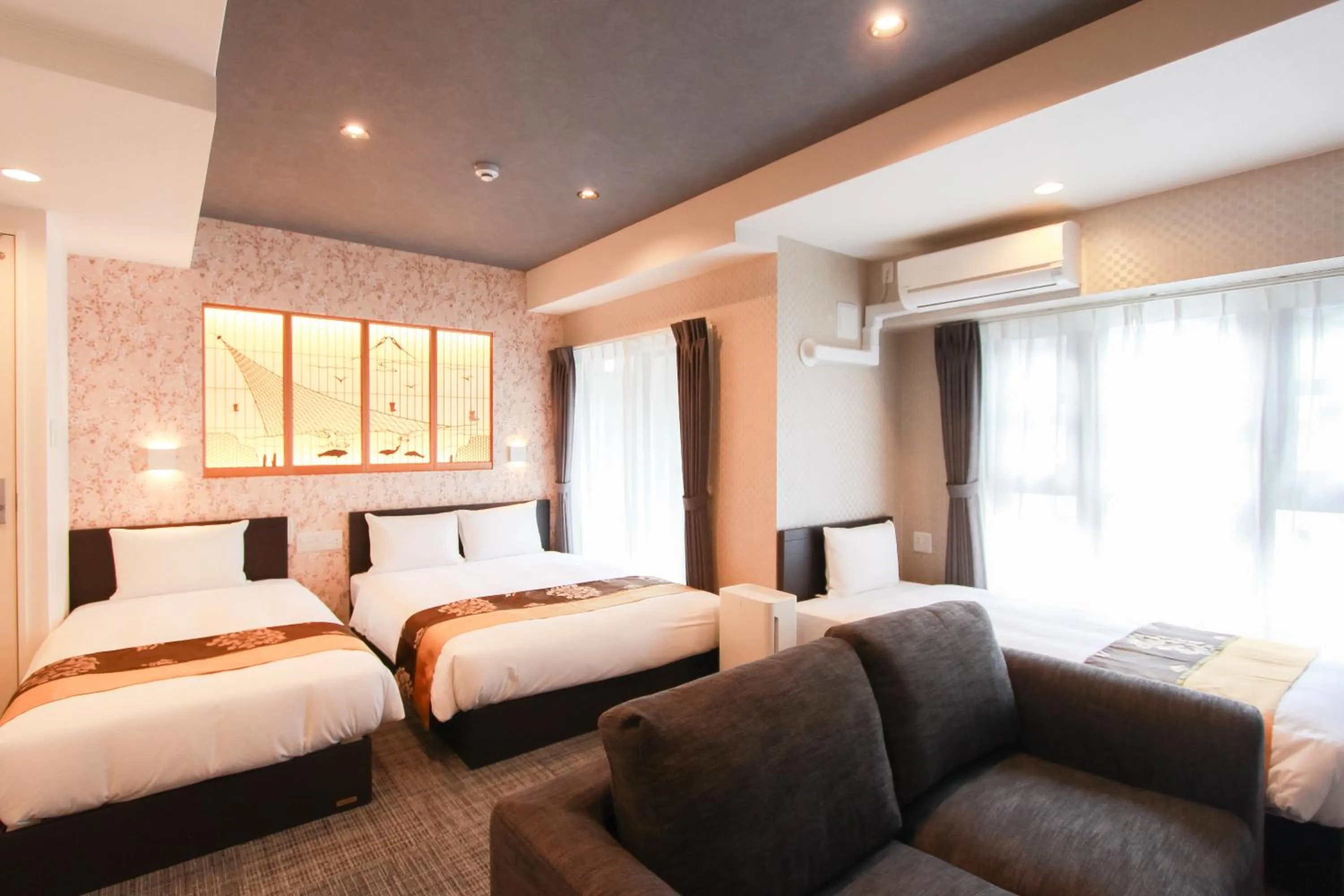 Photo of the whole room, Bed in Grand Prime HAKATA HOTEL