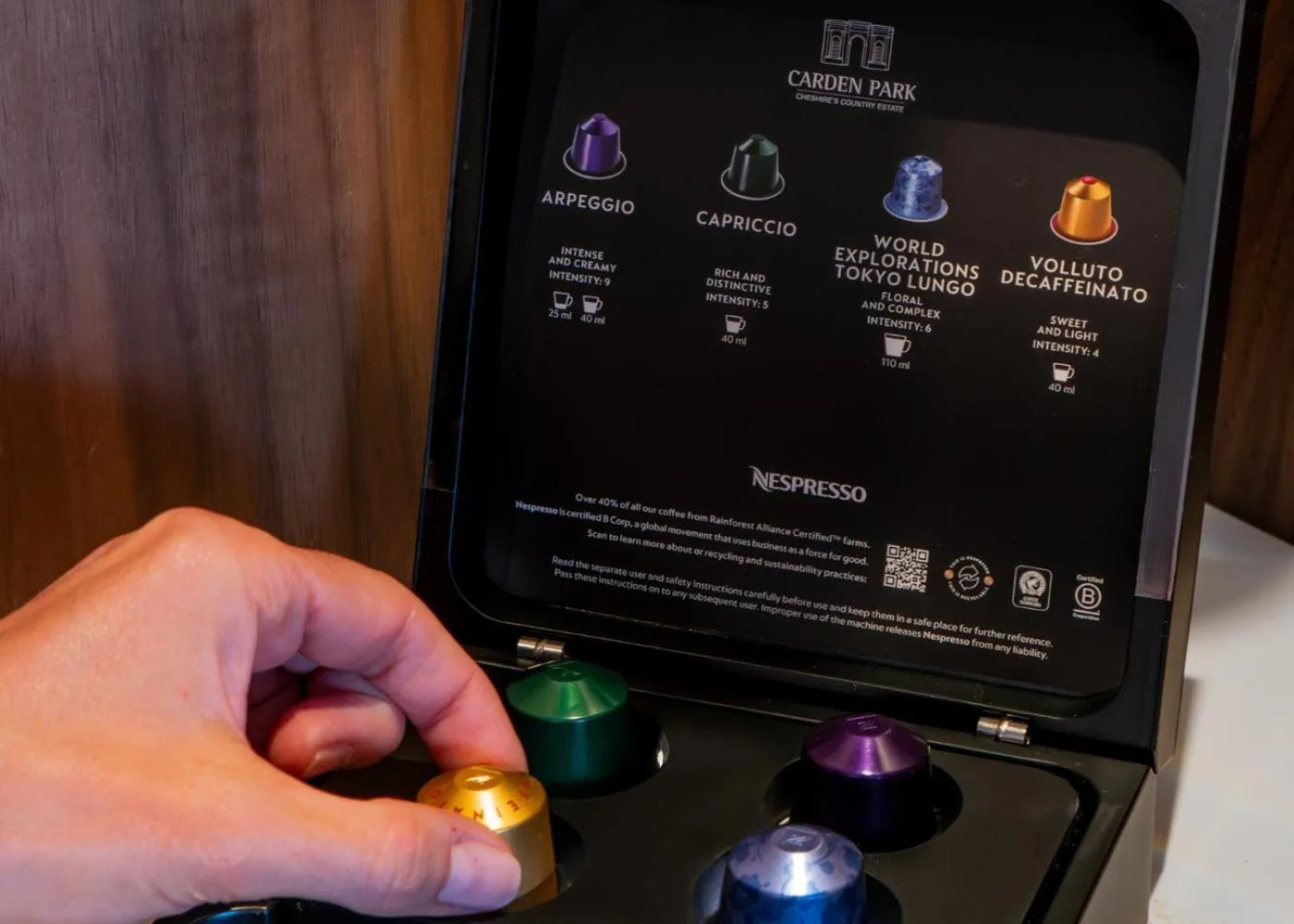 Coffee/tea facilities in Carden Park Hotel, Golf Resort and Spa