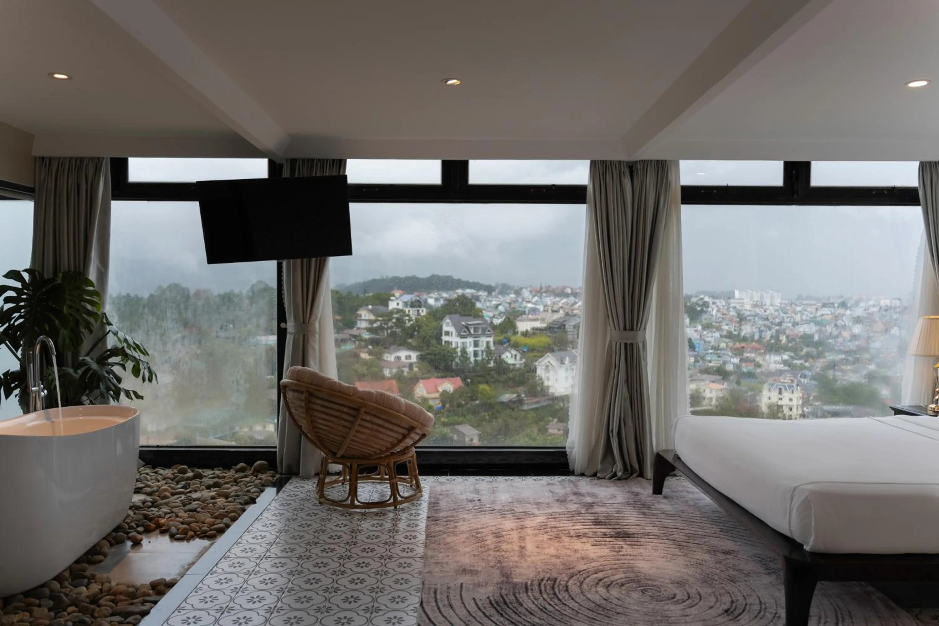 View (from property/room), Bed in The Manor Villas Da Lat