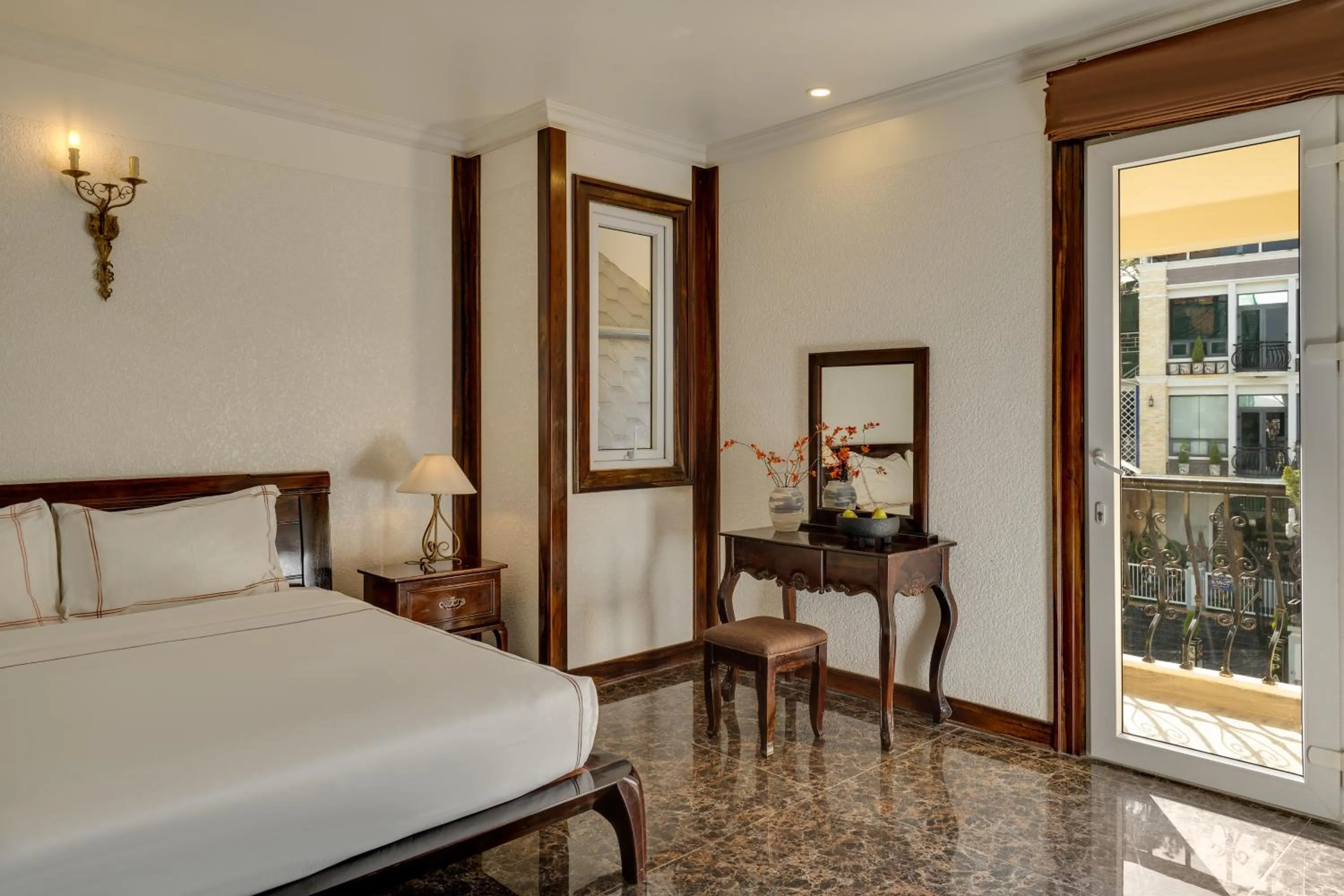 Bed in The Manor Villas Da Lat