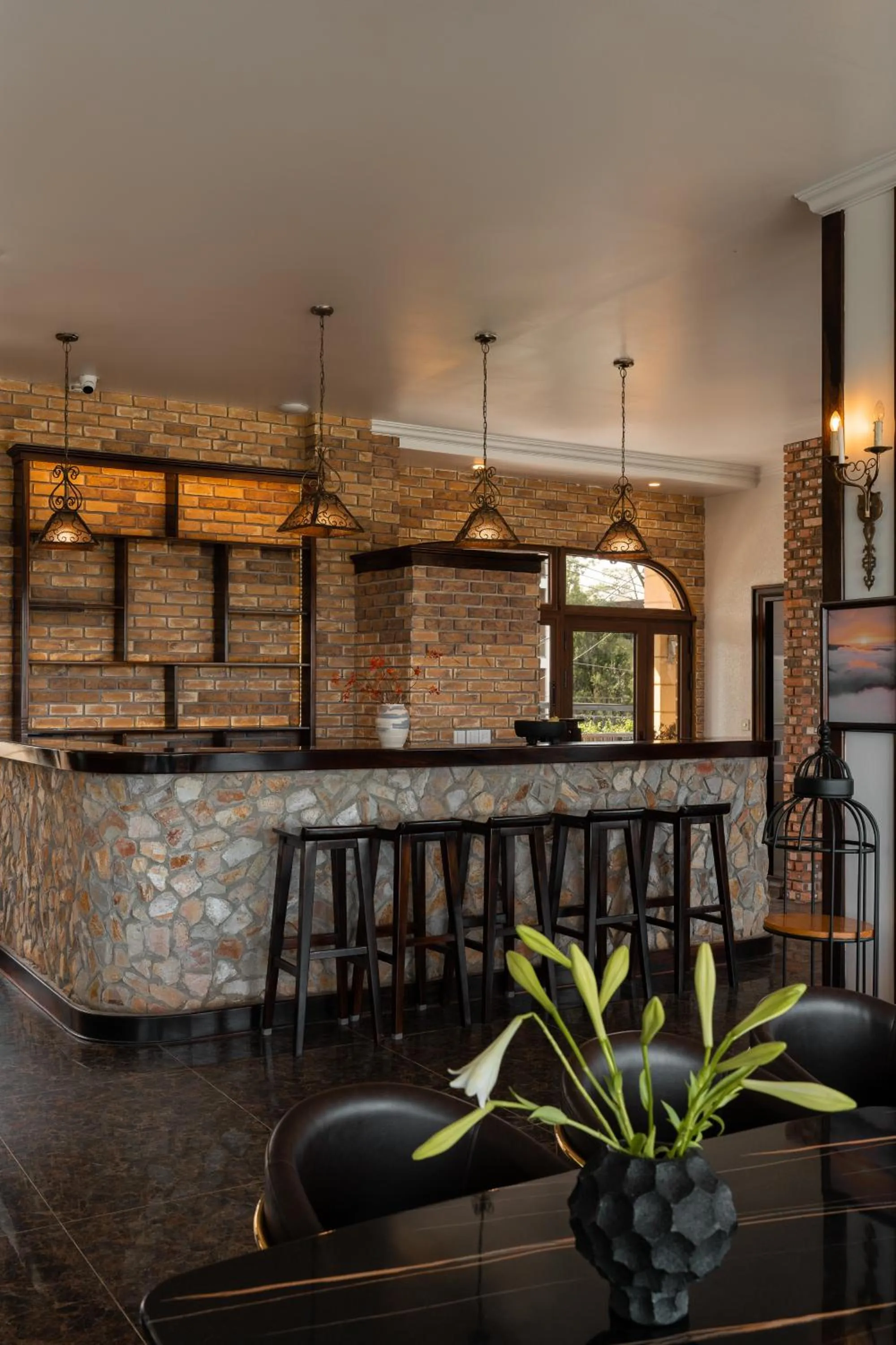 Living room in The Manor Villas Da Lat