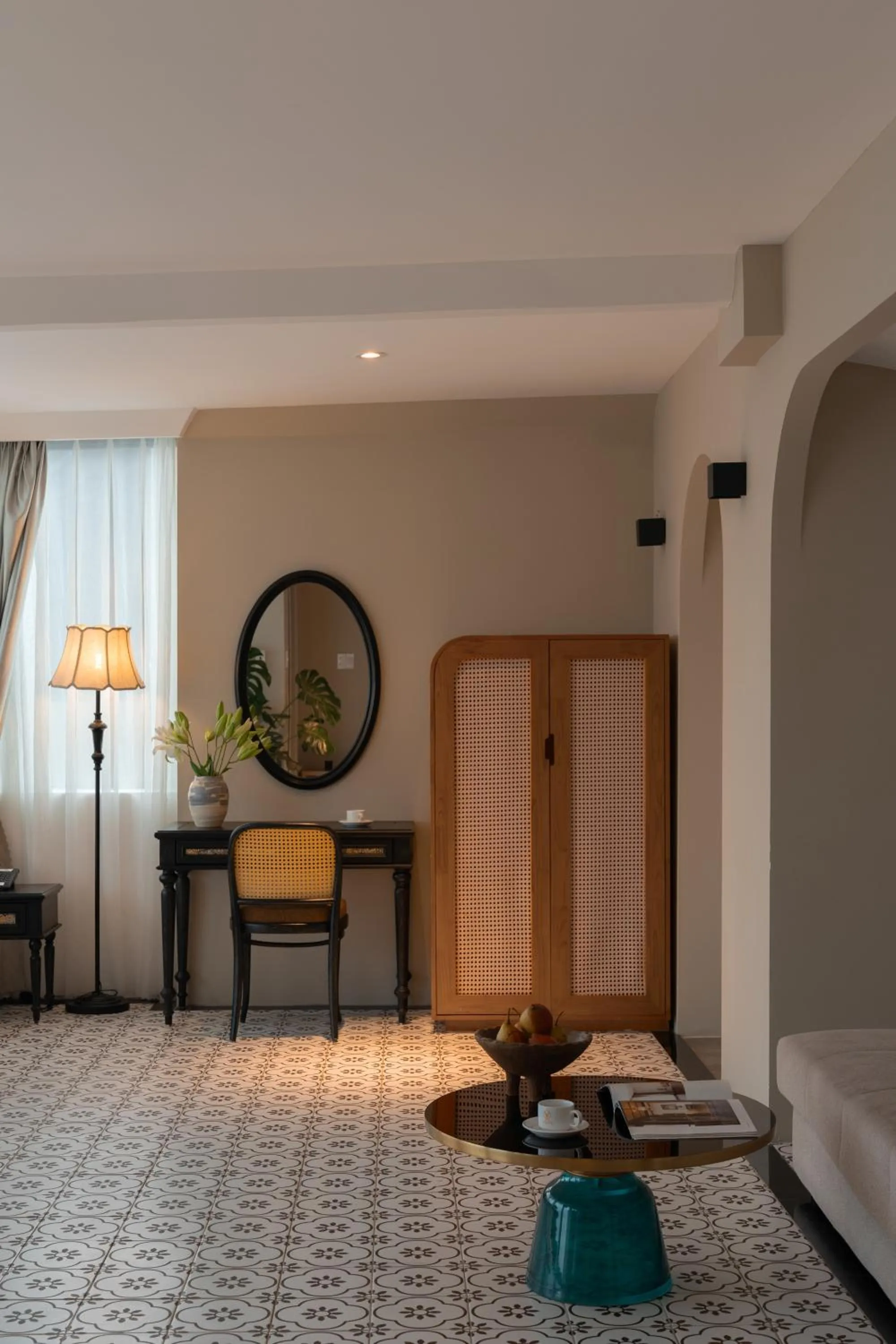 Seating area in The Manor Villas Da Lat