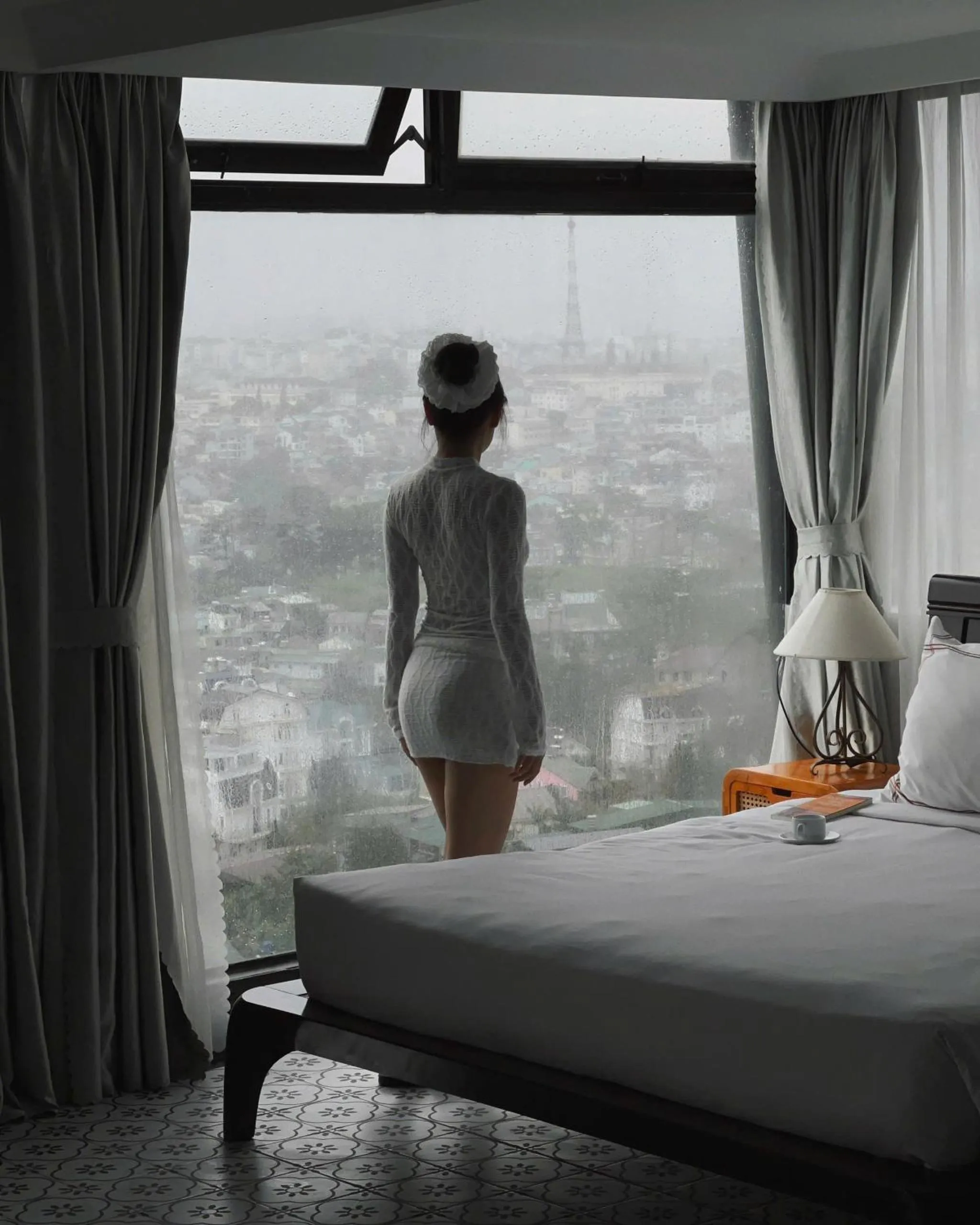 Natural landscape, Bed in The Manor Villas Da Lat