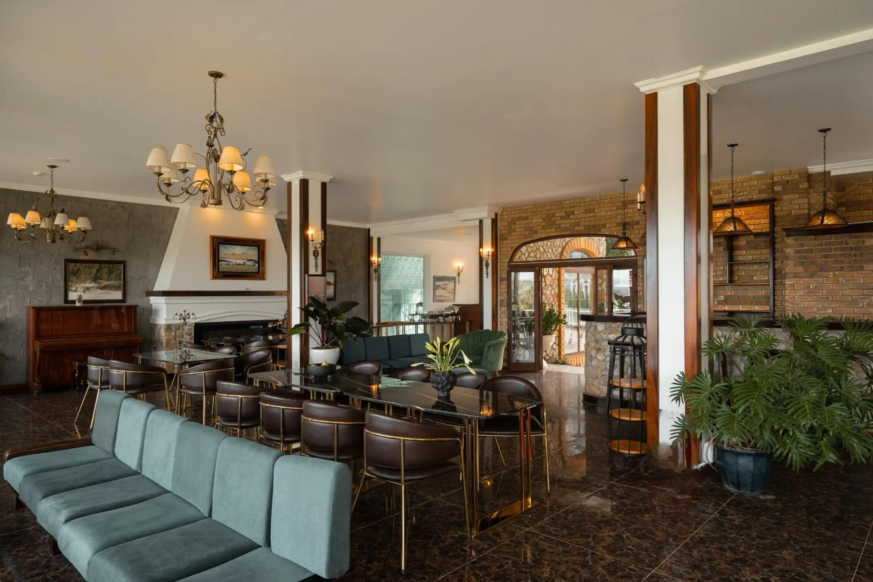 Living room in The Manor Villas Da Lat Living room in The Manor Villas Da Lat