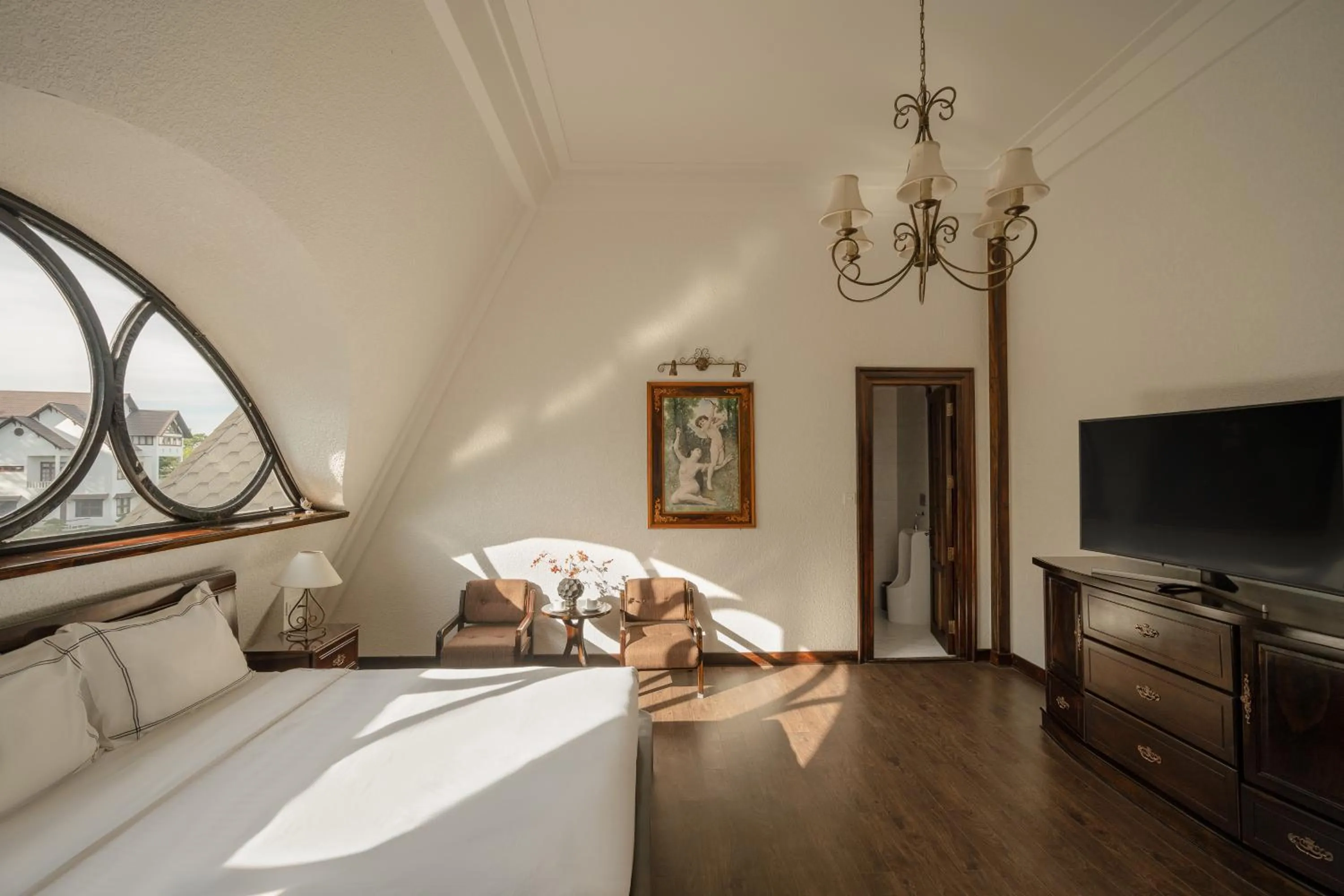 Bed in The Manor Villas Da Lat