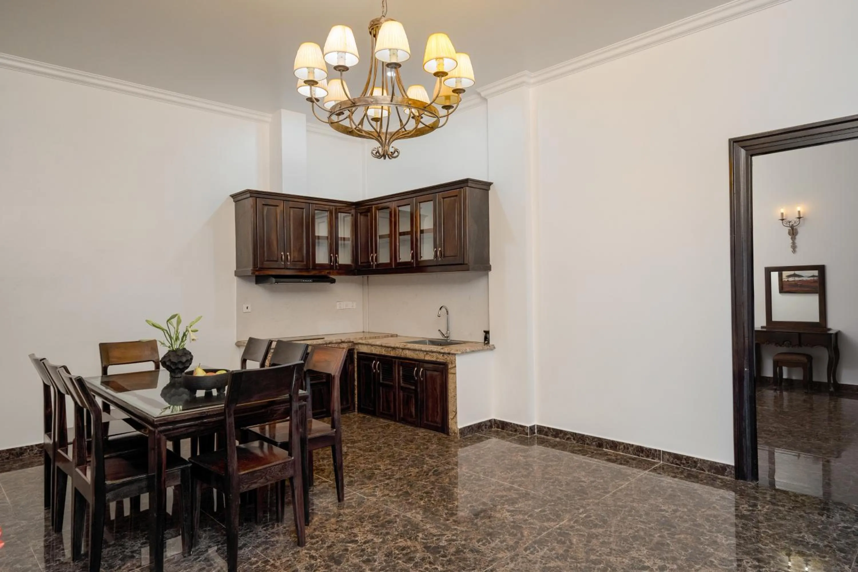 Kitchen or kitchenette in The Manor Villas Da Lat