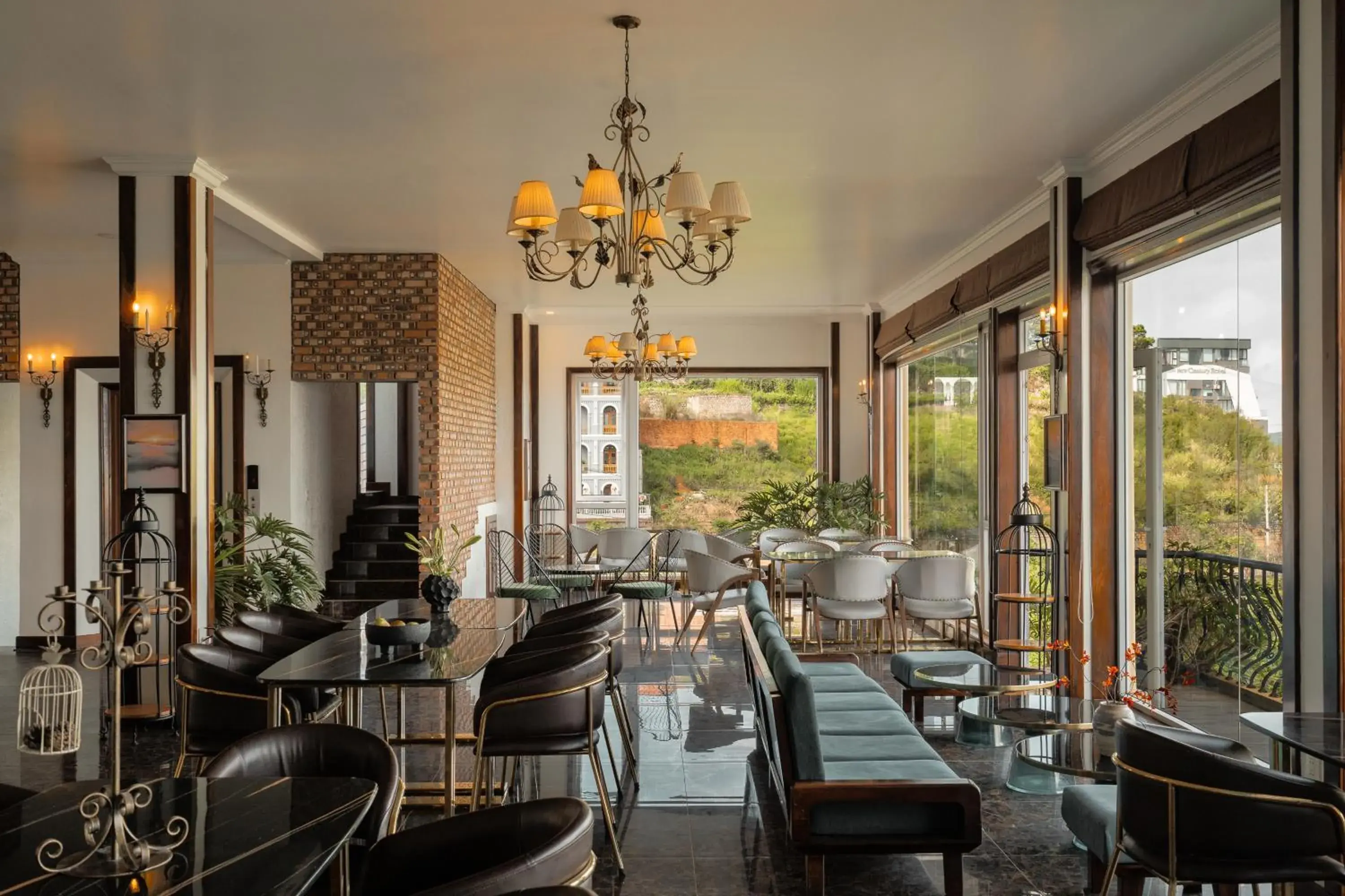 Living room in The Manor Villas Da Lat Living room in The Manor Villas Da Lat