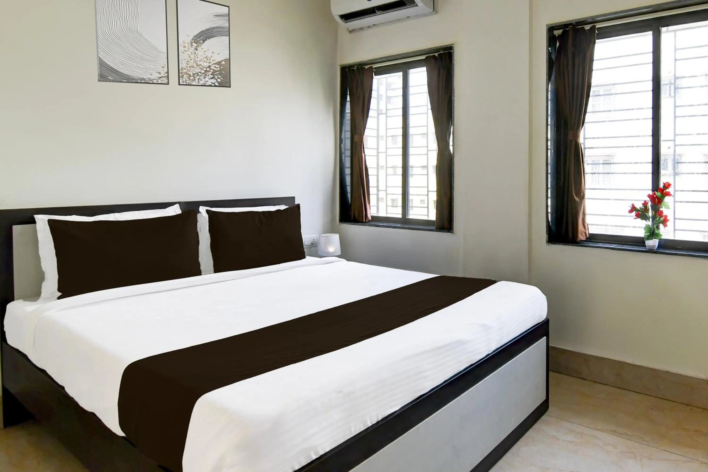 Bedroom, Bed in Super Collection O New Town AI Block