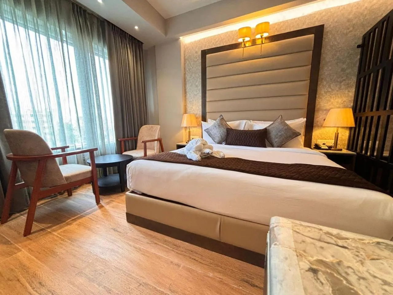 Bed in NORTHIN Hotel Kolkata Airport