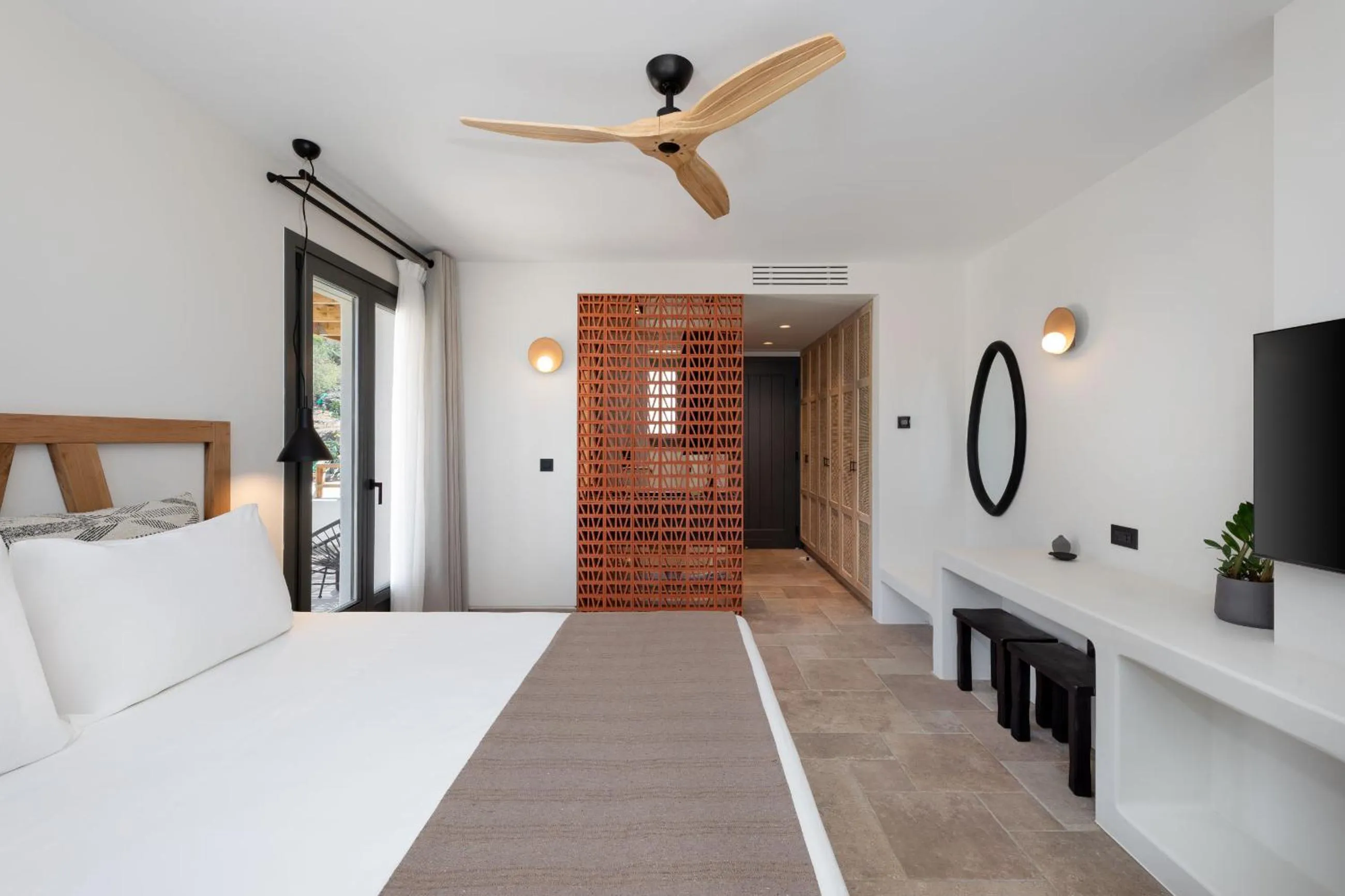 Photo of the whole room, Bed in Klοstrá