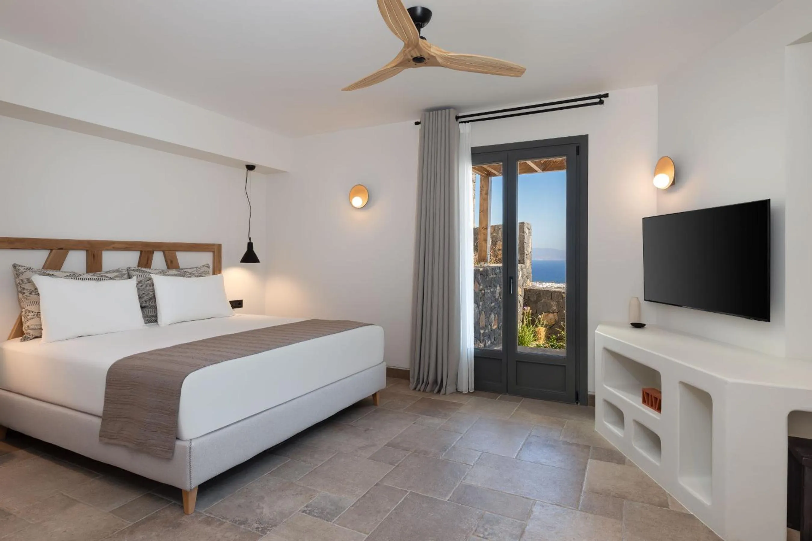 Photo of the whole room, Bed in Klοstrá