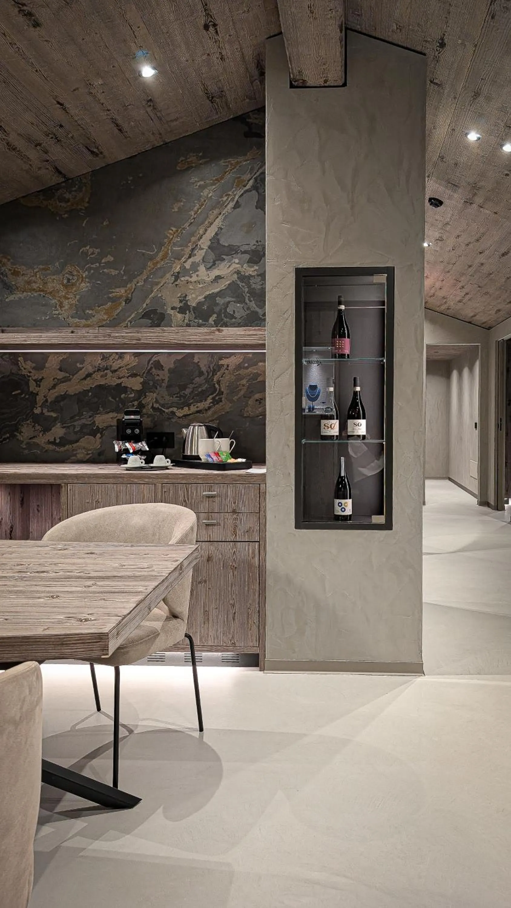 Living room in Mohe Boutique Hotel